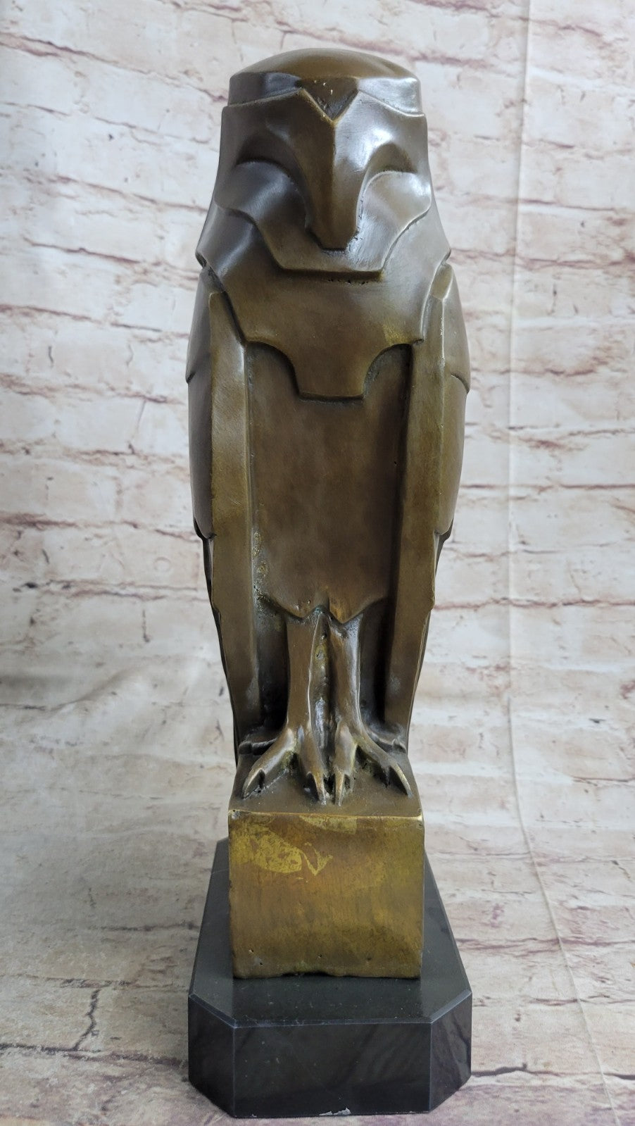 Abstract Modern Art Salvador Dali Bird Exotic Owl Wildlife Bronze Sculpture