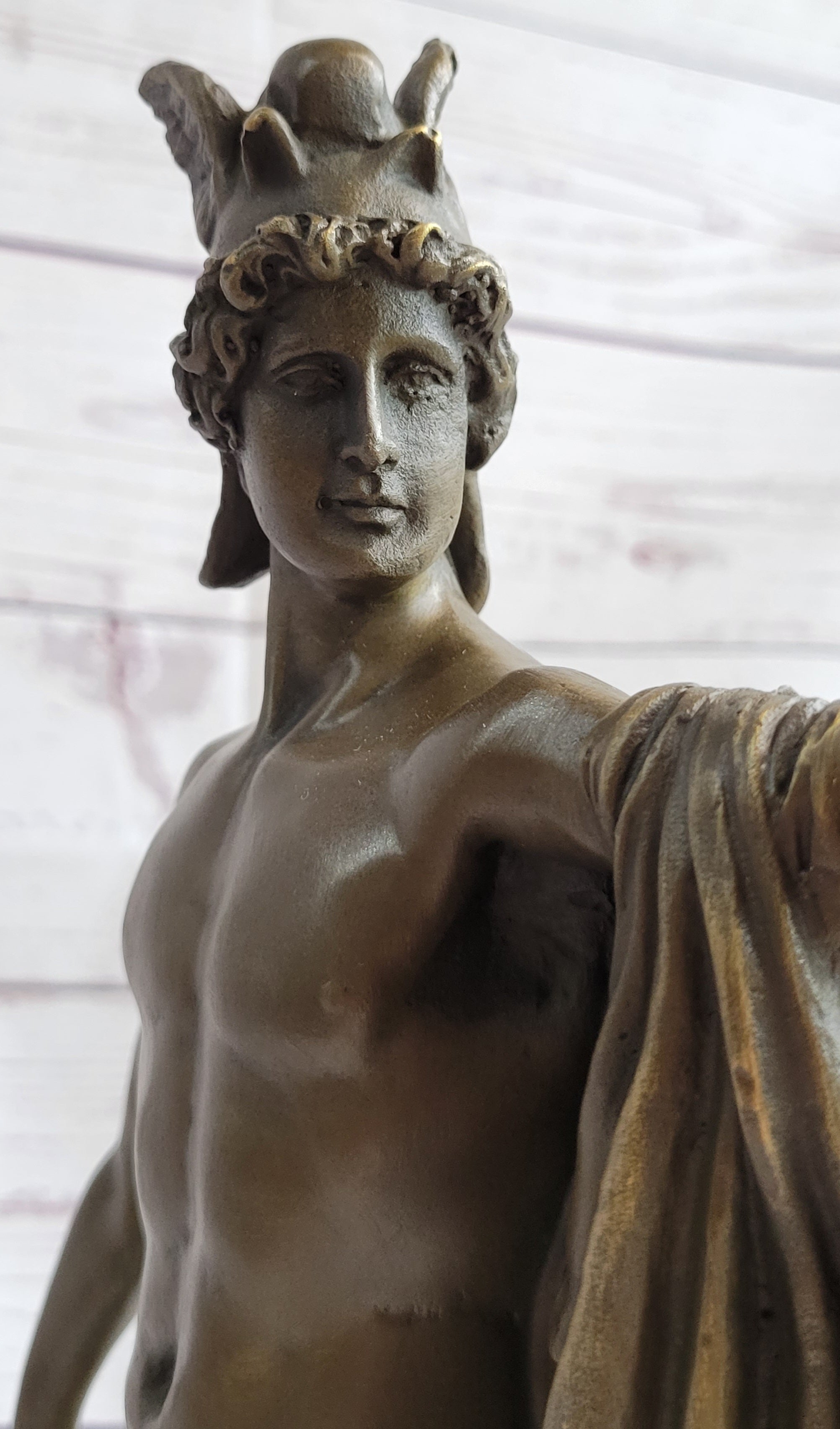 Signed Aldo Vitaleh tribute to Cellini Perseus Beheading the Medusa Bronze Nude