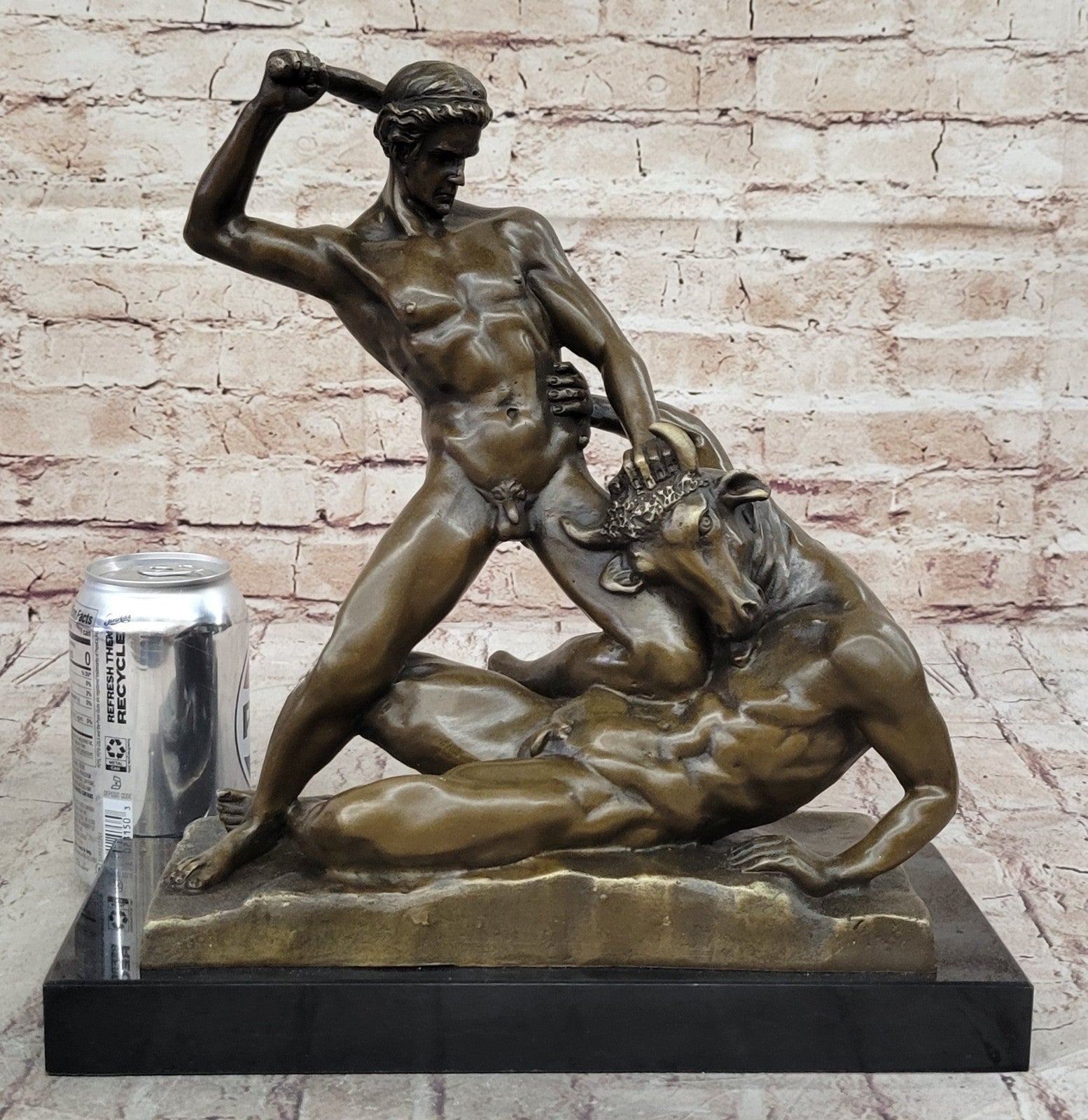 Theseus Slaying the Minotaur | French | The Metropolitan Museum of Art Figurine