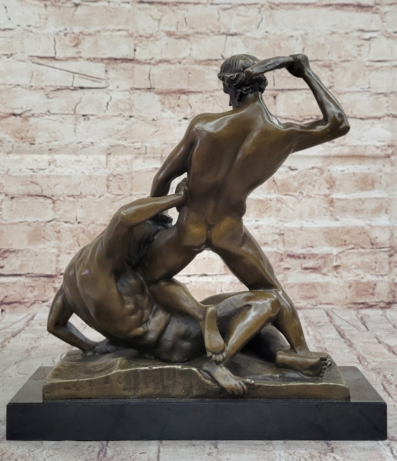 Theseus Slaying the Minotaur | French | The Metropolitan Museum of Art Figurine