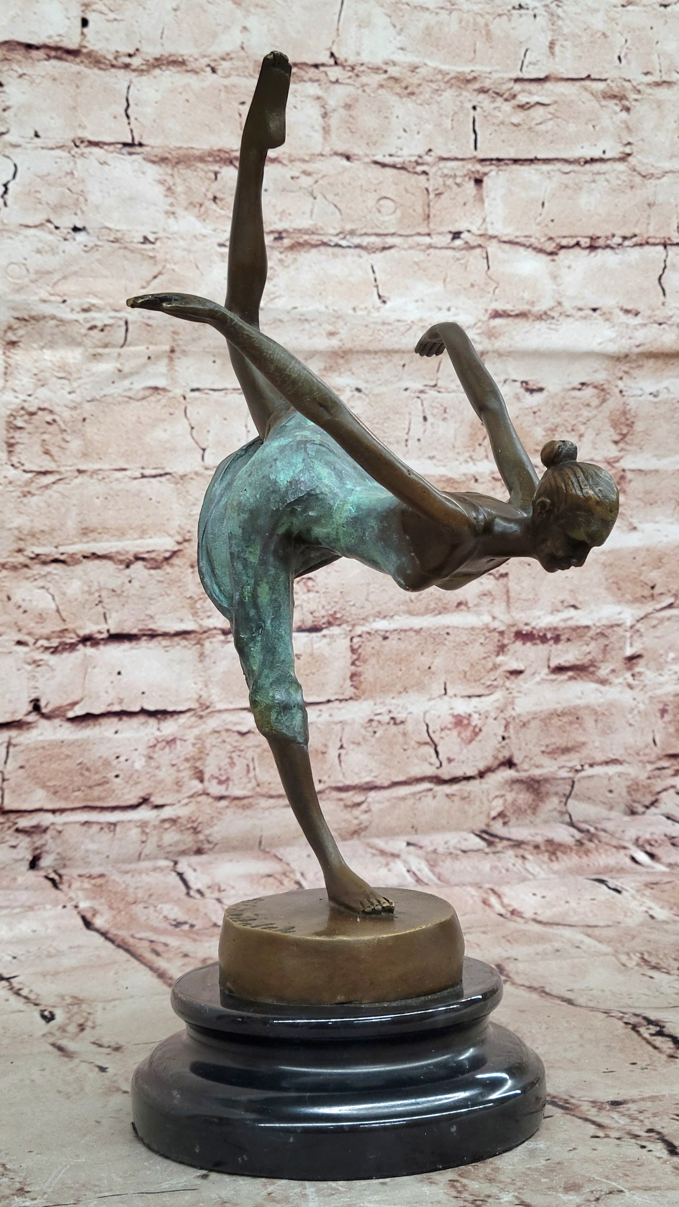 Original Artwork by Aldo Vitaleh: Handmade Ballerina Bronze Sculpture for Home Decor