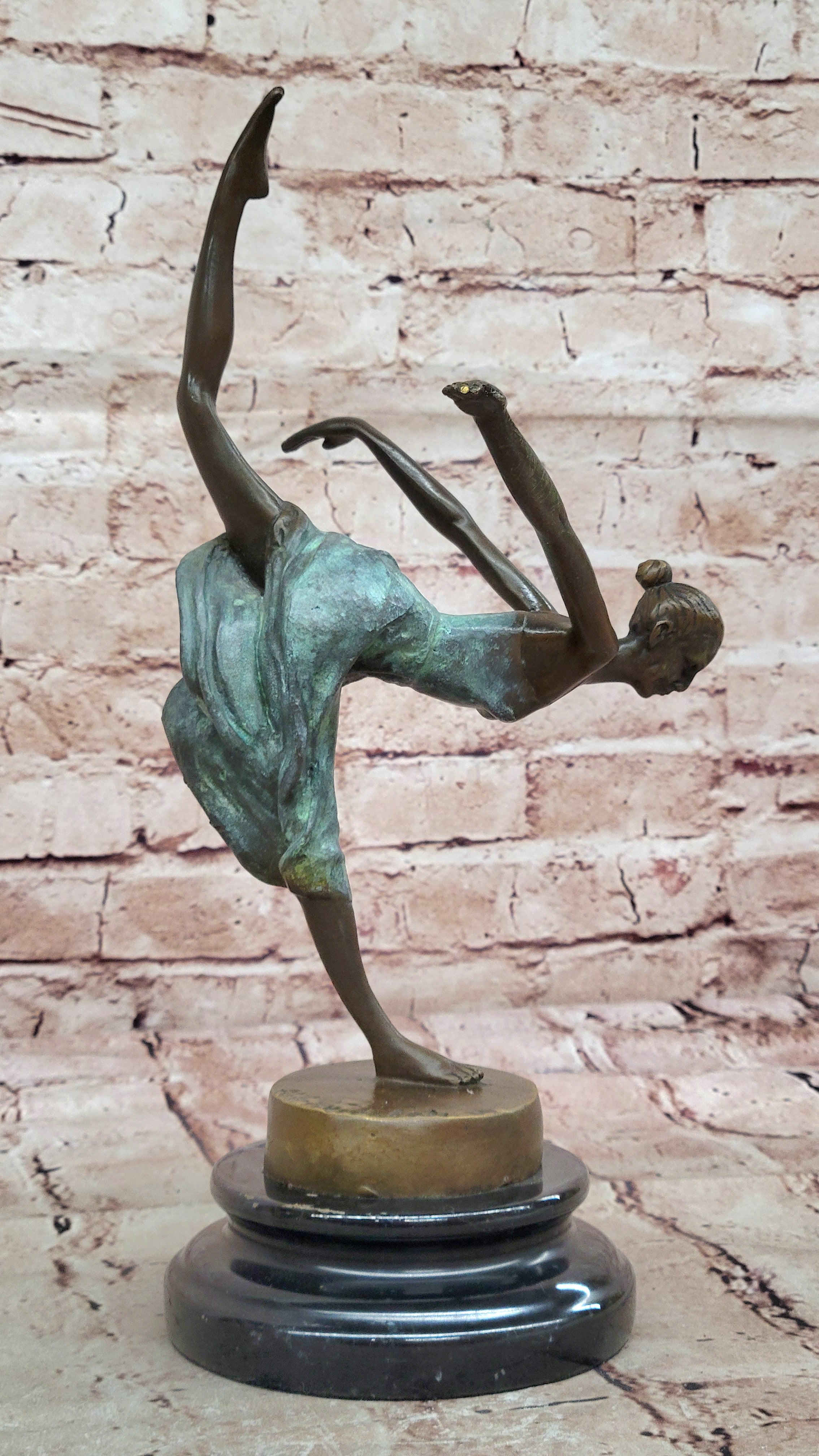 Original Artwork by Aldo Vitaleh: Handmade Ballerina Bronze Sculpture for Home Decor