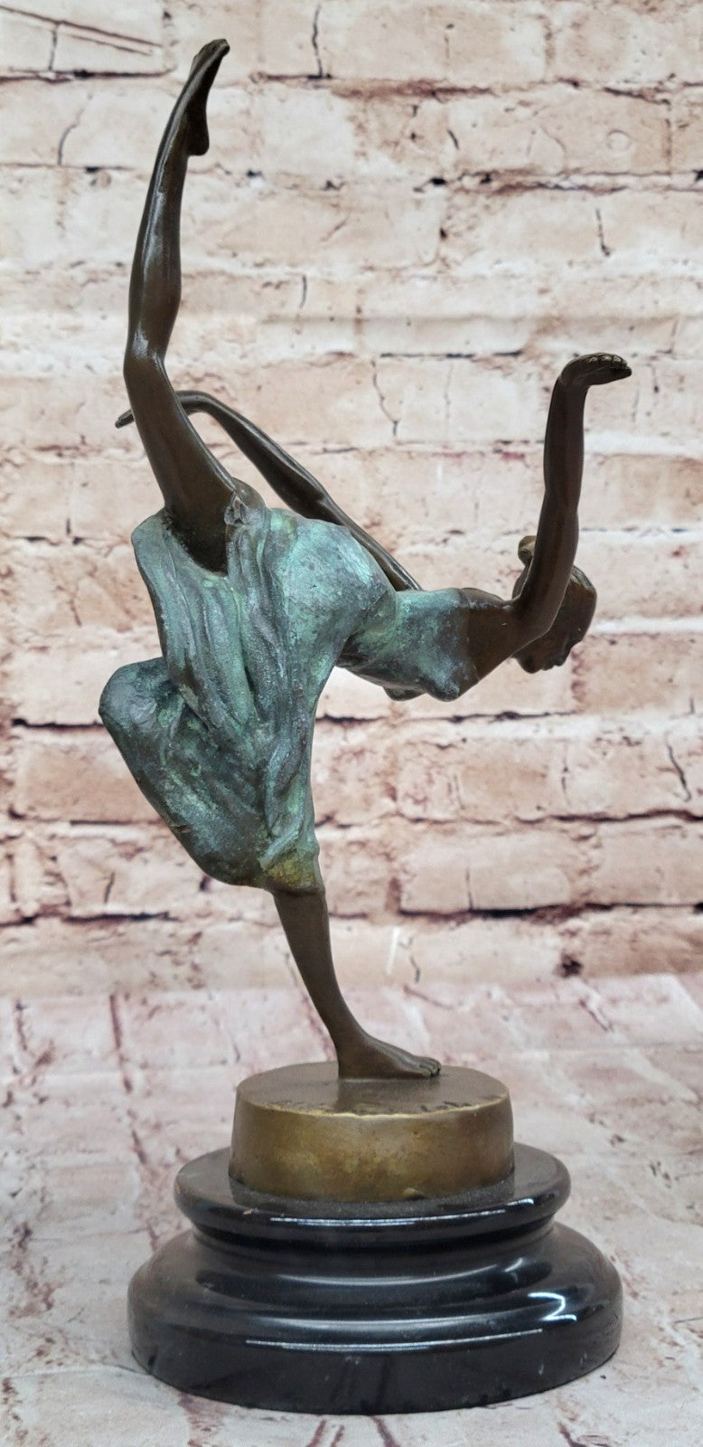 Original Artwork by Aldo Vitaleh: Handmade Ballerina Bronze Sculpture for Home Decor