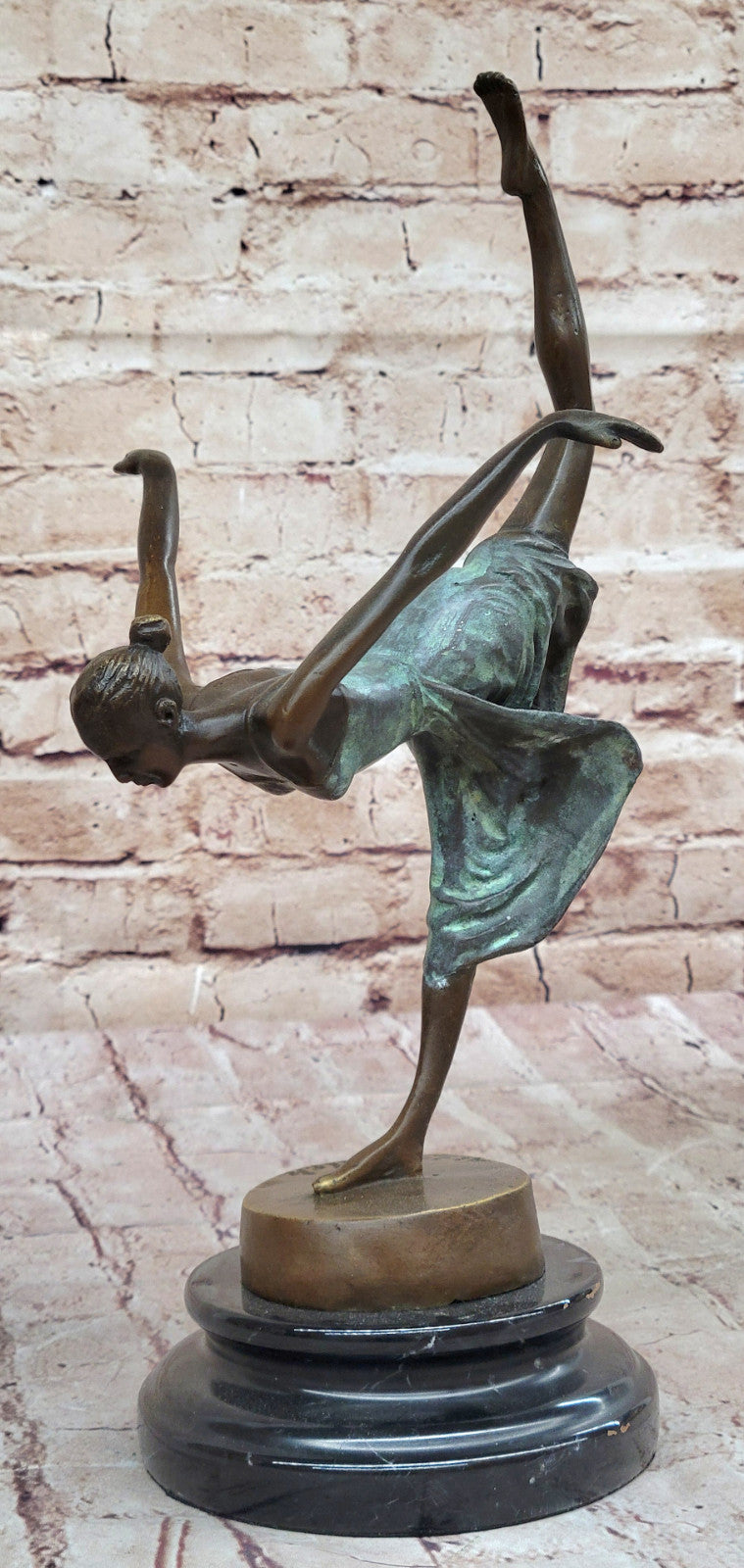 Original Artwork by Aldo Vitaleh: Handmade Ballerina Bronze Sculpture for Home Decor