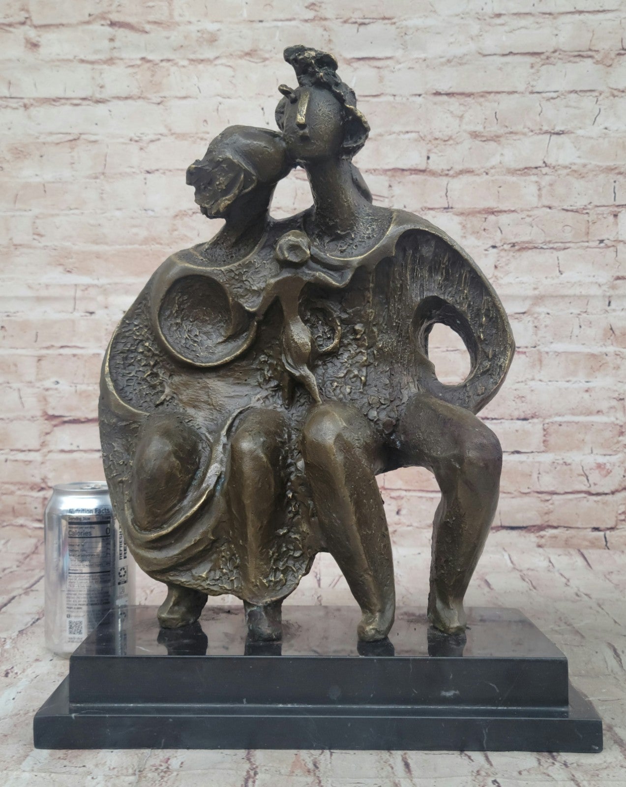 Handcrafted bronze sculpture SALE Abstract Art Modern Group Family Dali Artwork