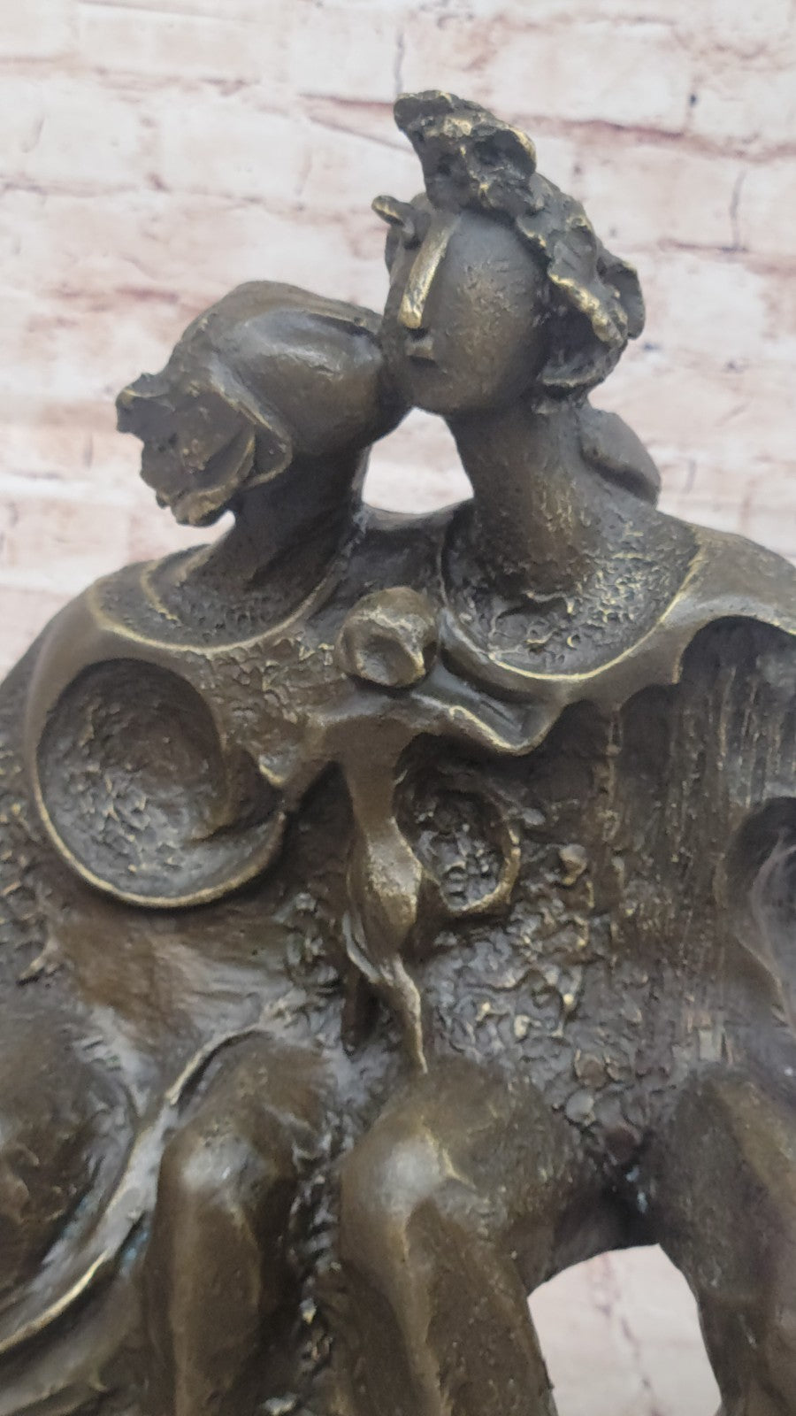 Handcrafted bronze sculpture SALE Abstract Art Modern Group Family Dali Artwork