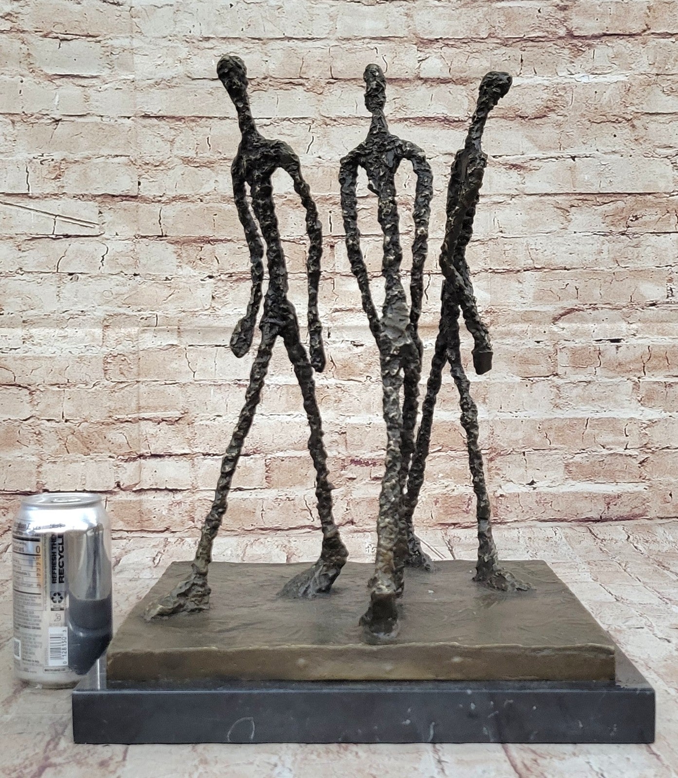 Modern Bronze Sculpture Abstract Figurine – Large Home & Office Decor