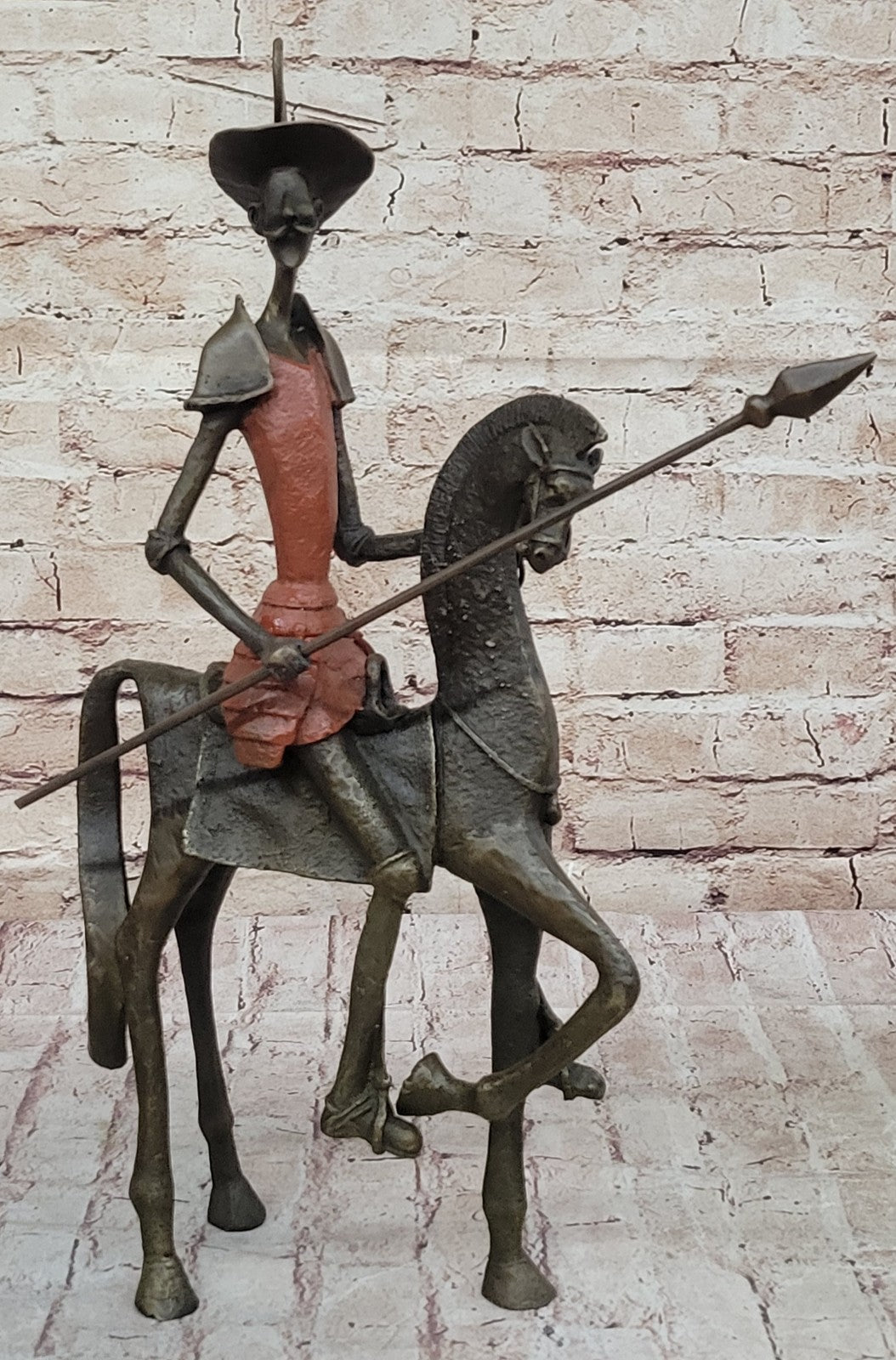 Salvador Dali Don Quixote Surrealism Bronze Statue Hot Cast Art Decor