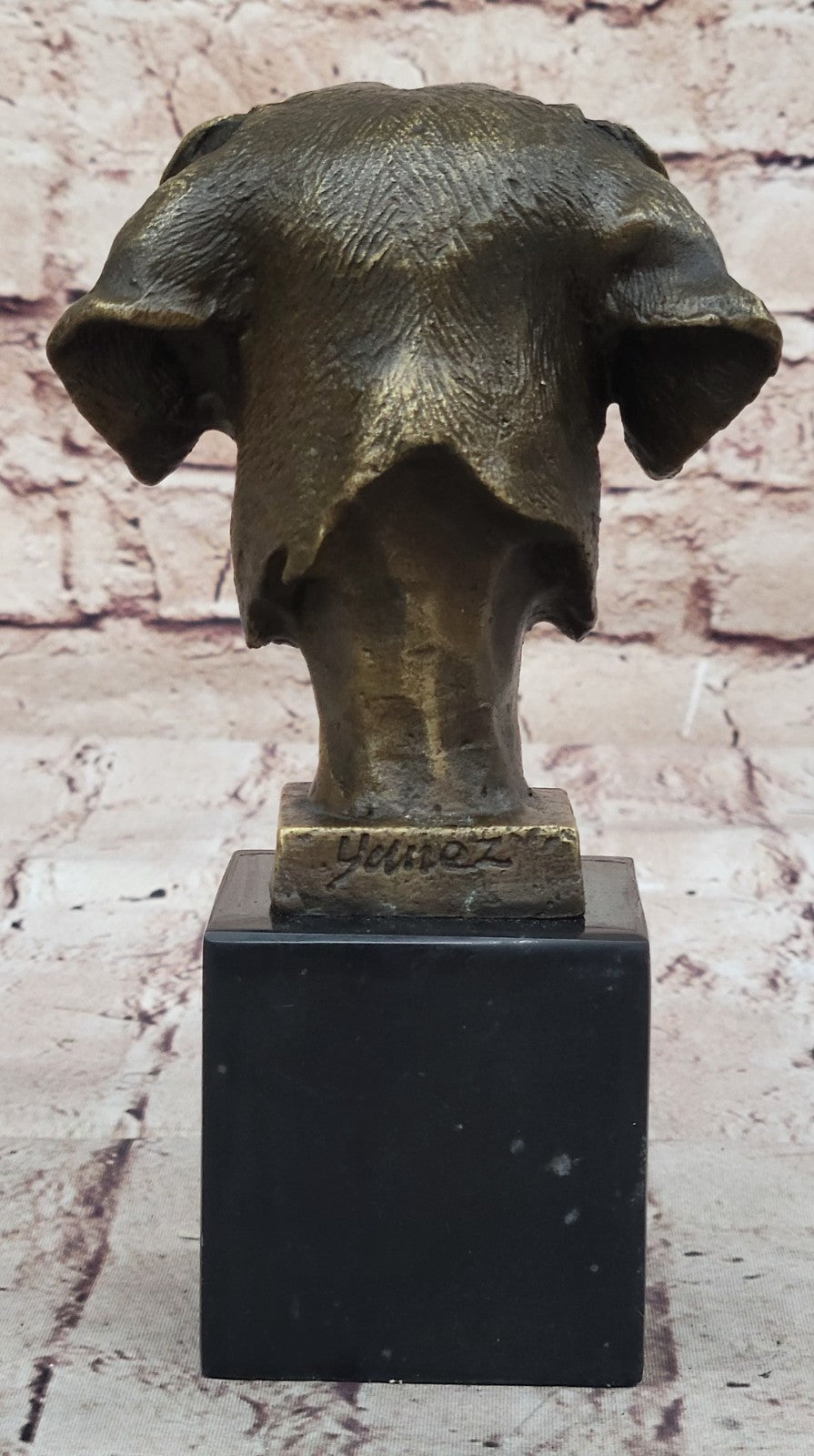 Water Dogs Black Yellow Chocolate Labrador Marble Bronze Sculpture Figure Sale