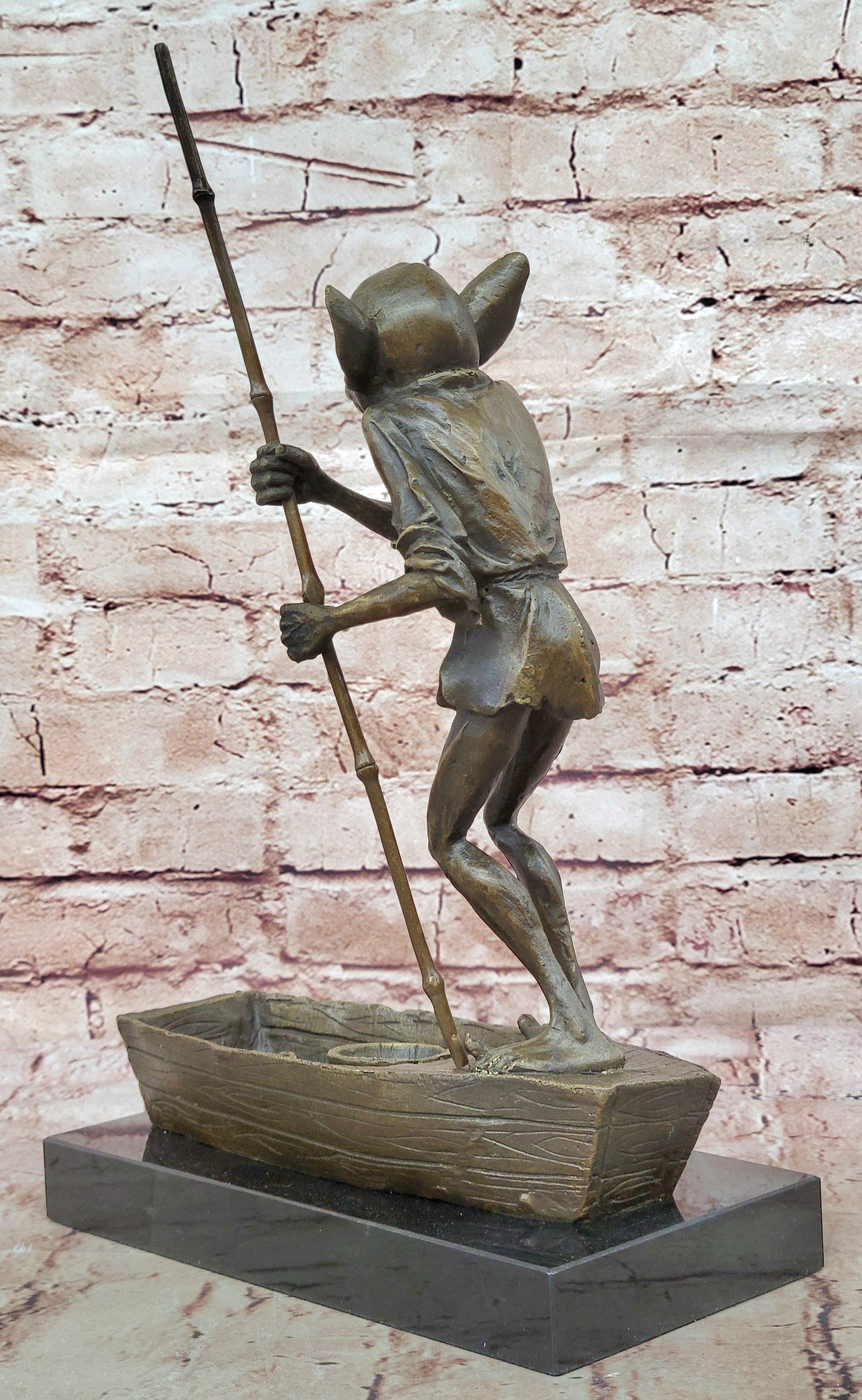 Original Elf Dobby movie Figurine, Hand made, Home Decor Happy elf Artwork