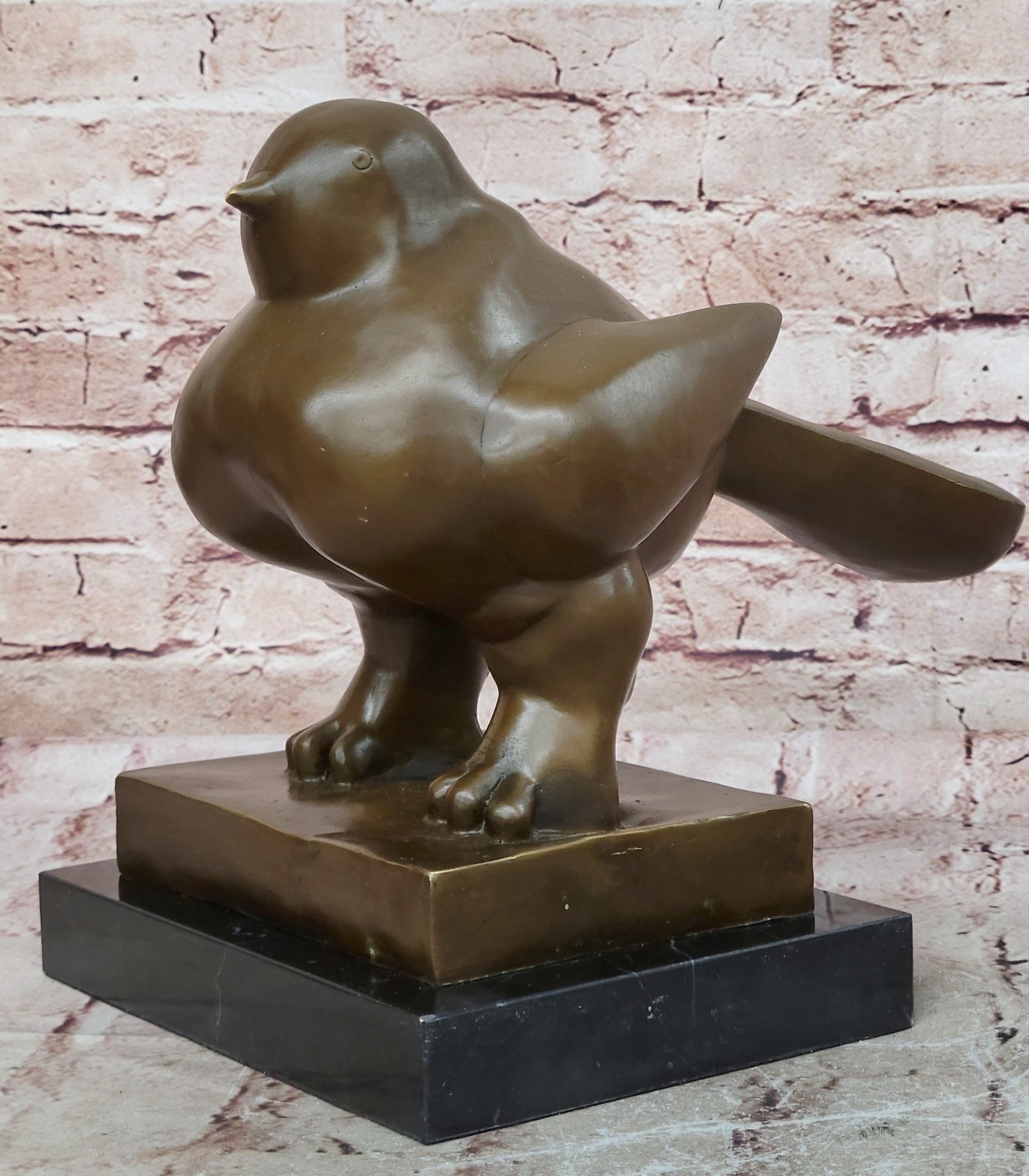 Bird by Fernando Botero @ Singapore River Museum Quality Bronze Sculpture Statue