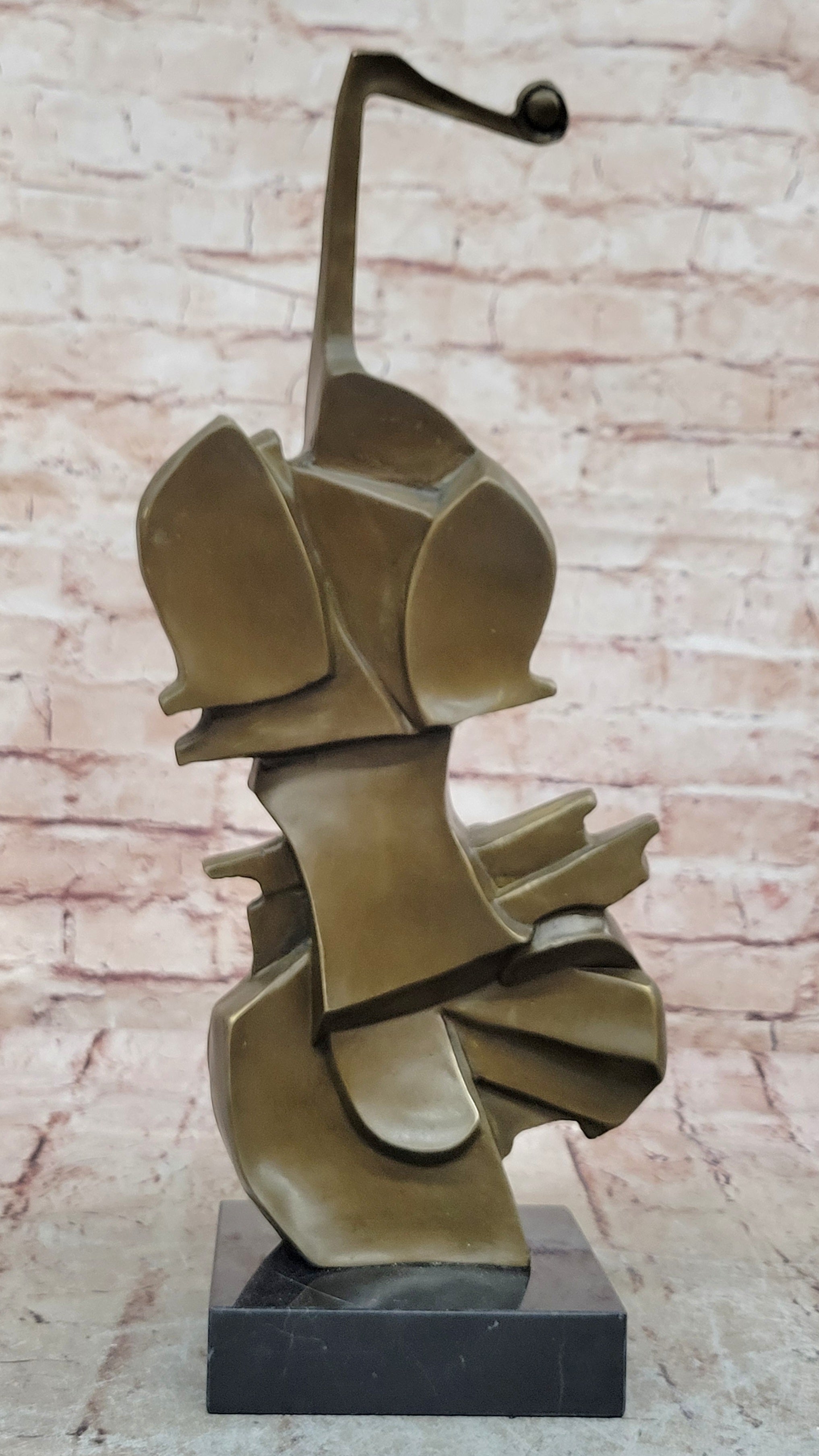 Modern Art Dali Guitar Music Cello Harmony Straddle Hot Cast Classic Bronze Lrg