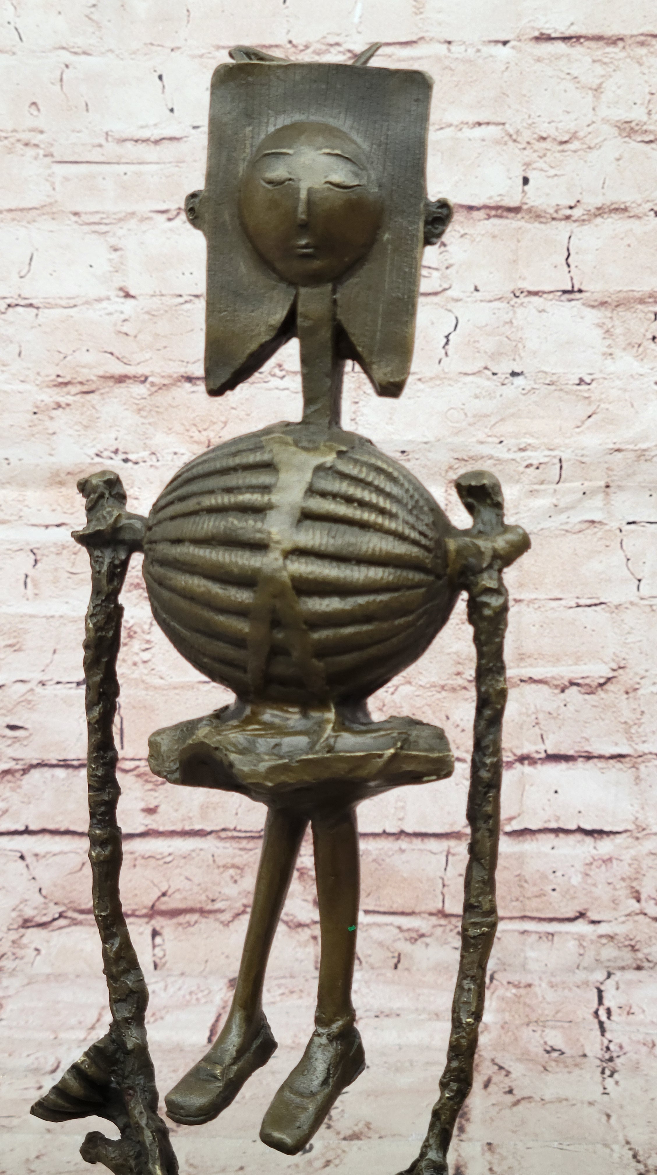 Pablo Picasso Little Sunshine Bronze Sculpture Marble Base Figurine Figure Decor