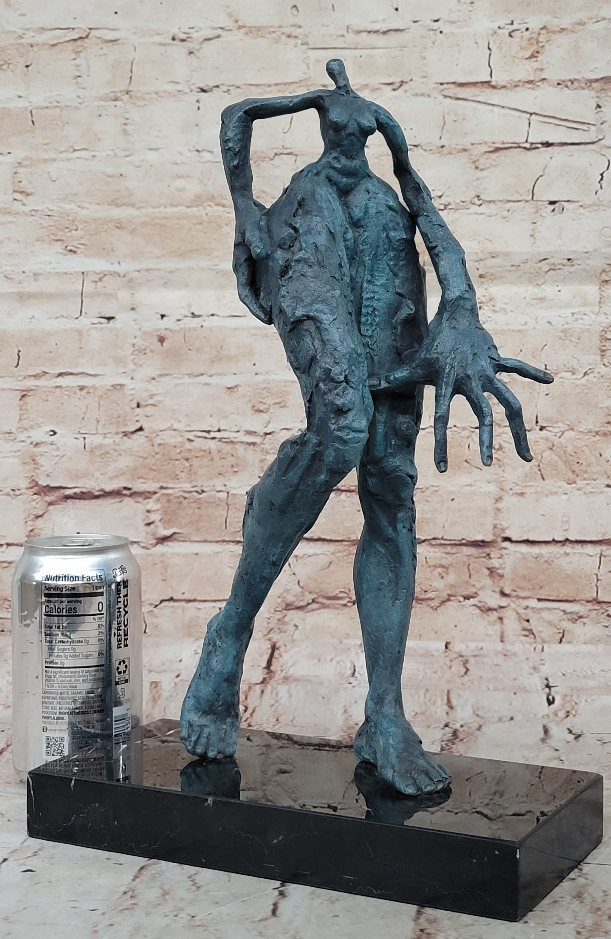 Collector Edition Salvador Dali Bronze Sculpture Abstract Female Modern Statue Hand Made