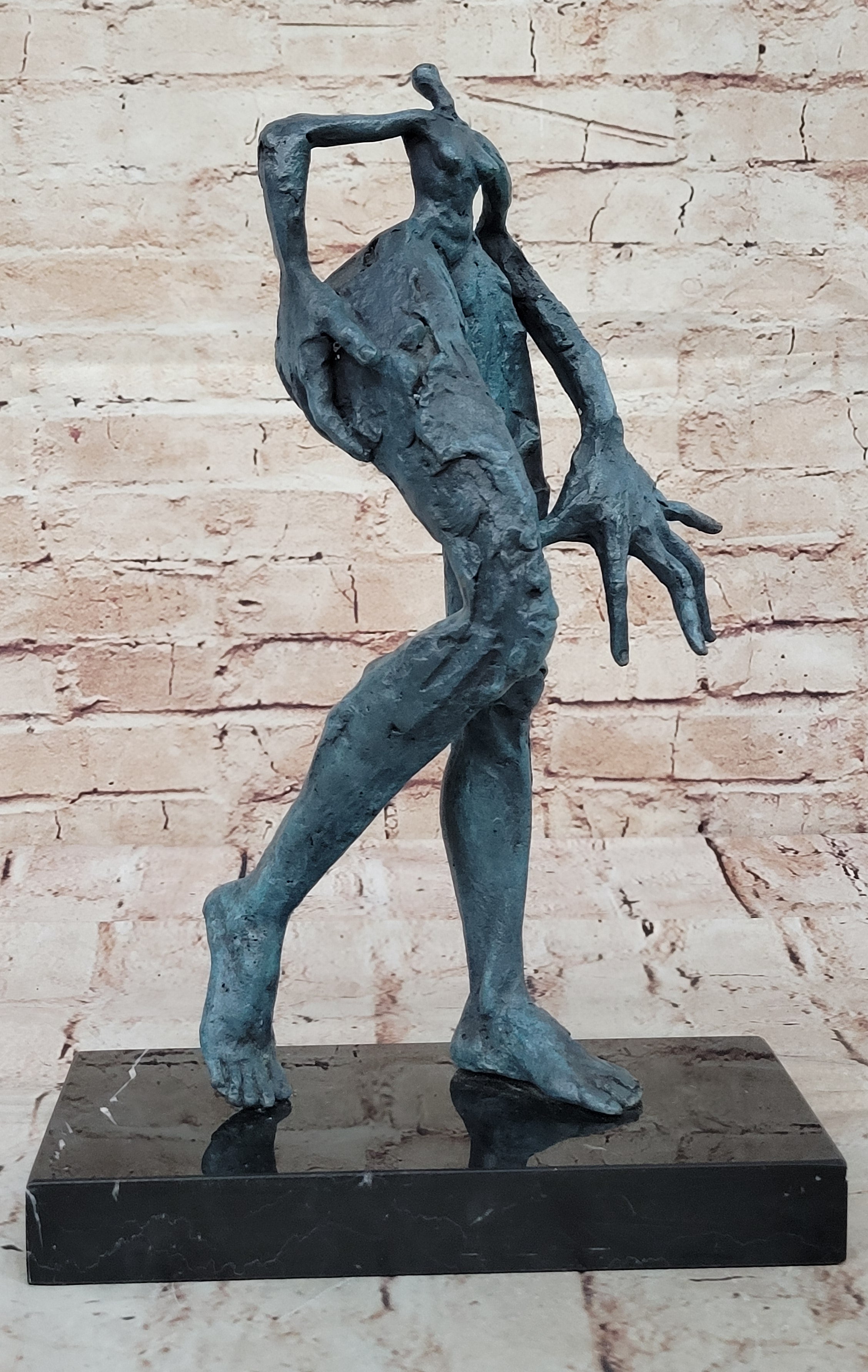 Collector Edition Salvador Dali Bronze Sculpture Abstract Female Modern Statue Hand Made