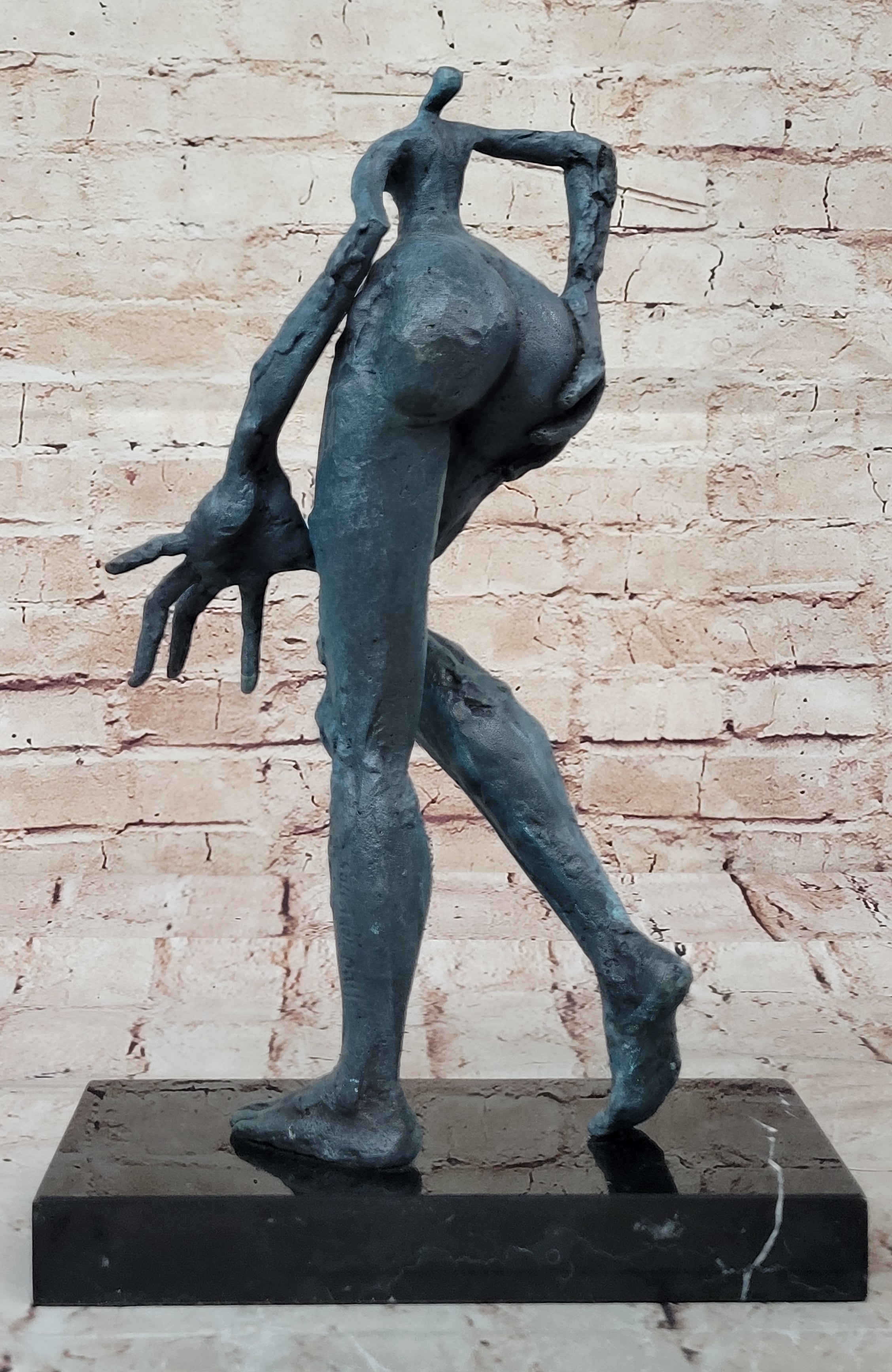 Collector Edition Salvador Dali Bronze Sculpture Abstract Female Modern Statue Hand Made