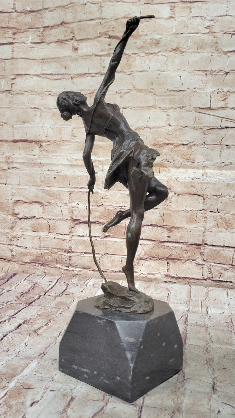 BRONZE HOT CAST ACROBAT OLYMPIC GYMNAST MODERNIST ART DECO SCULPTURE GLOBAL SHIPPING