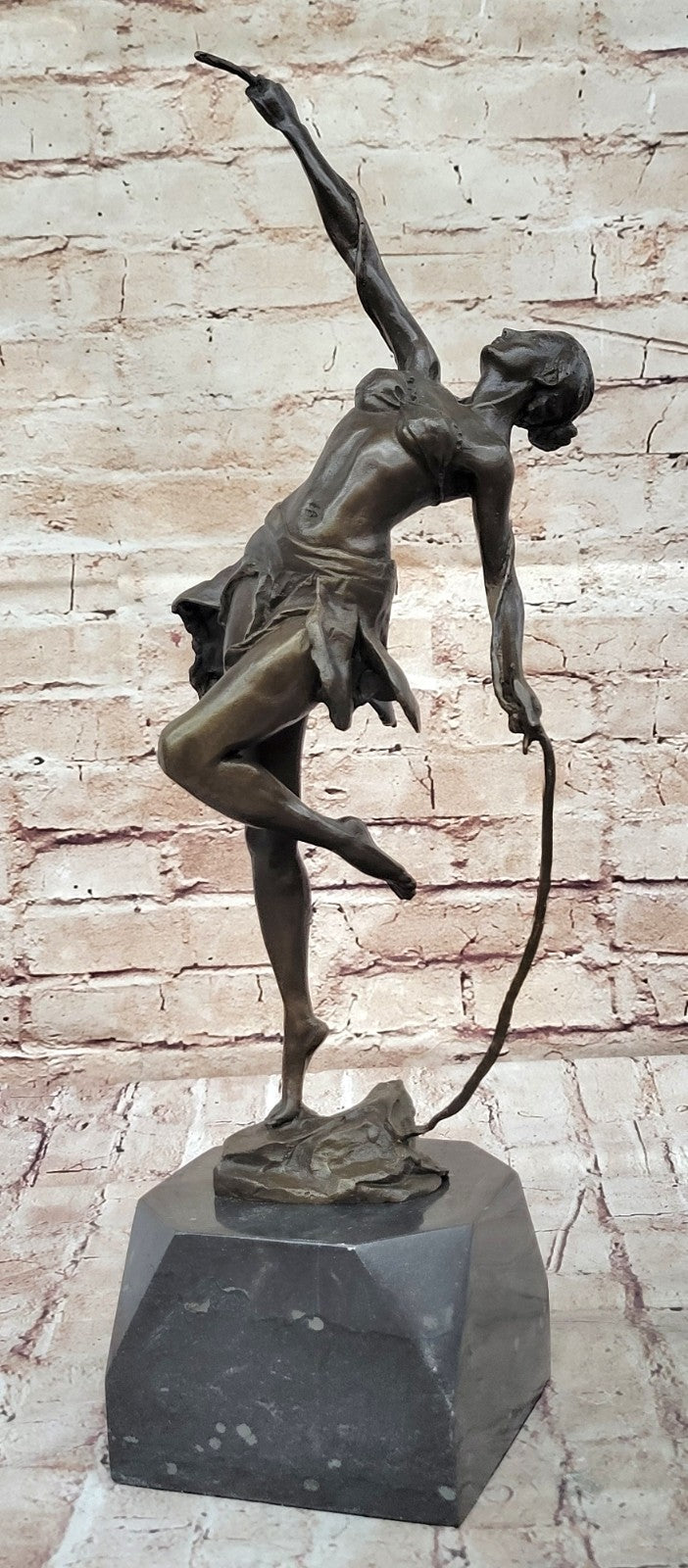 BRONZE HOT CAST ACROBAT OLYMPIC GYMNAST MODERNIST ART DECO SCULPTURE GLOBAL SHIPPING