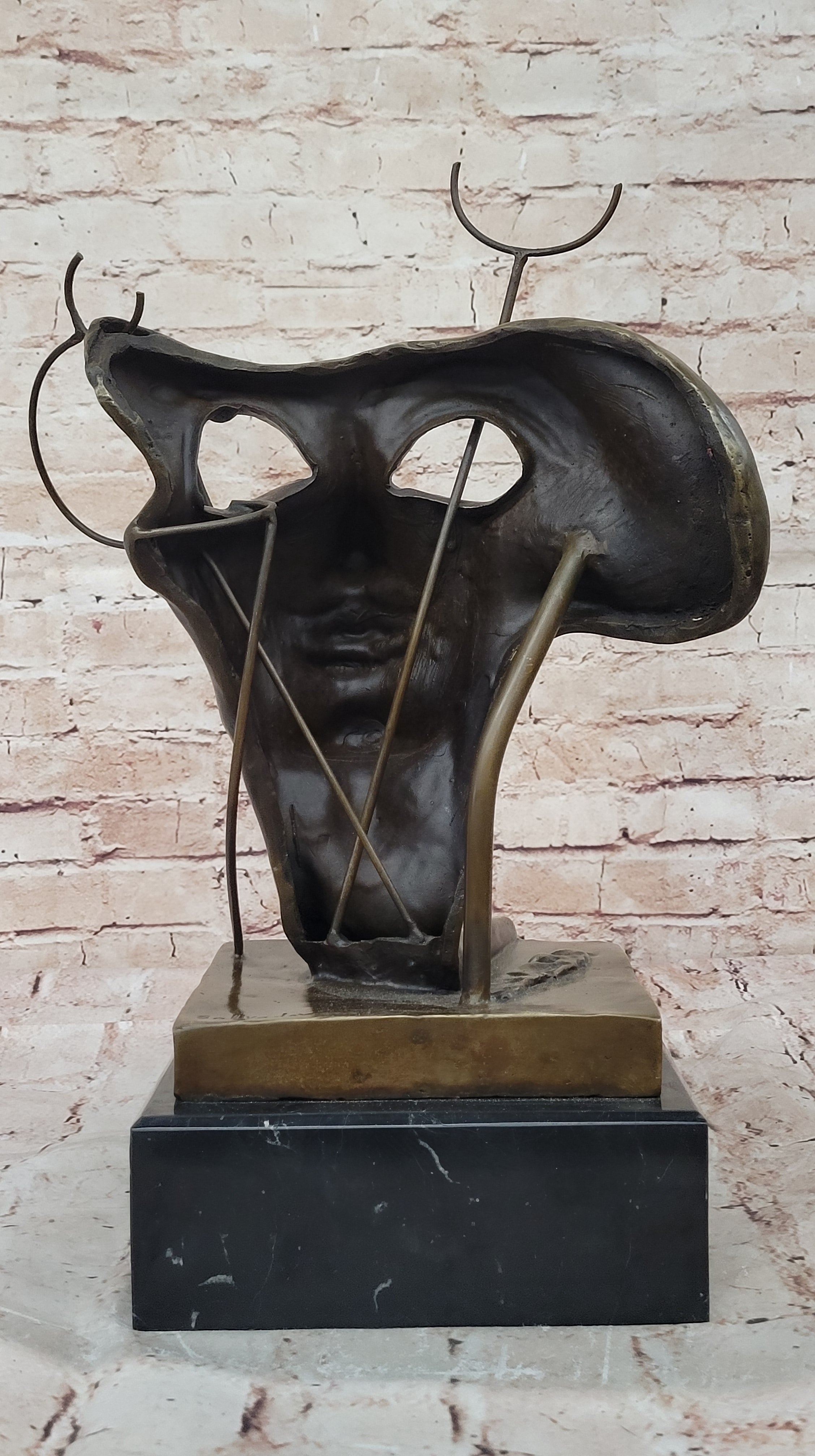 SALVADOR DALI CONTEMPORARY ART TRIBUTE BRONZE STATUE / SCULPTURE ABSTRACT MODERN