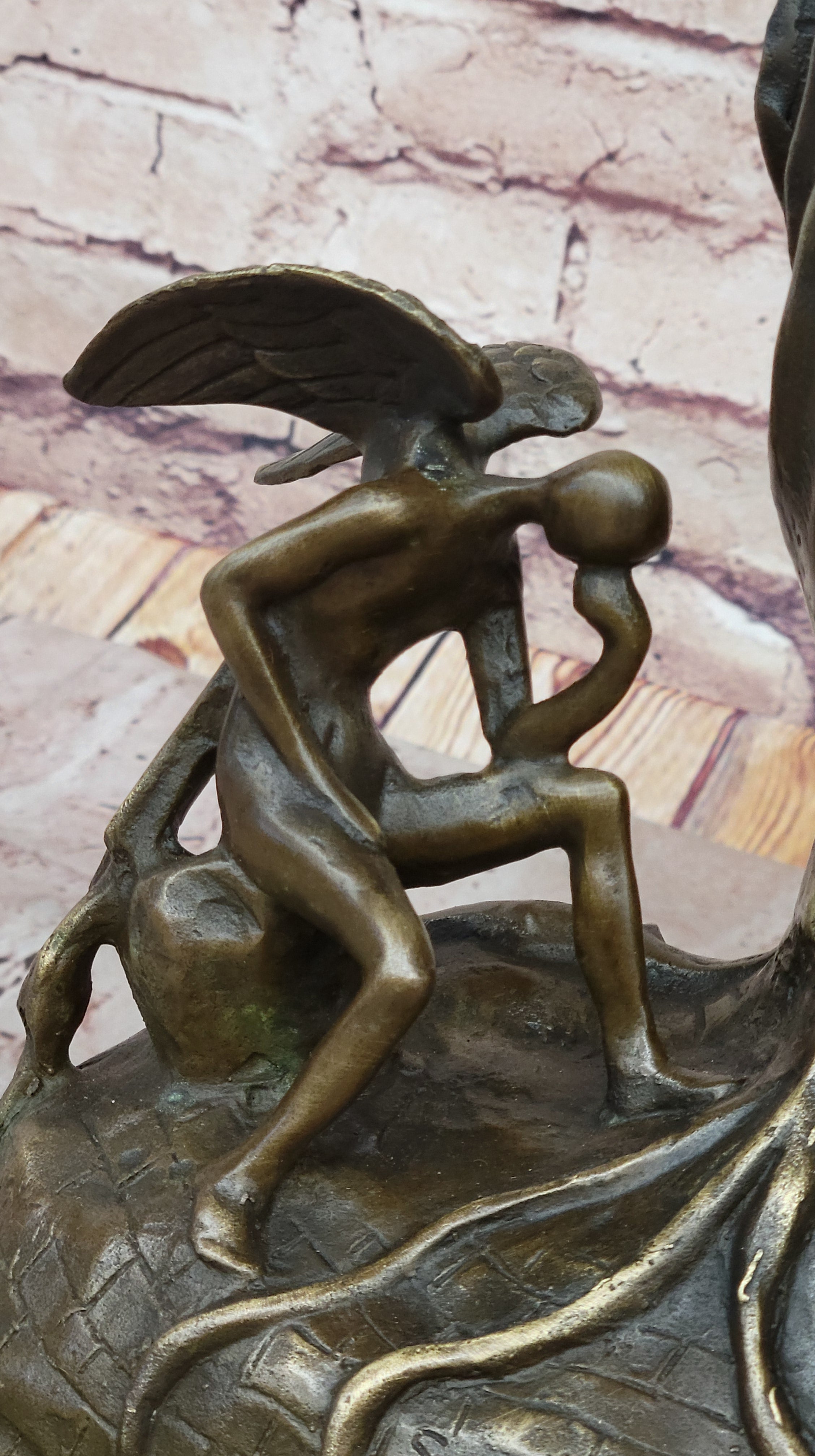 Handcrafted bronze sculpture SALE Patina Special Time Of Nobility Dali