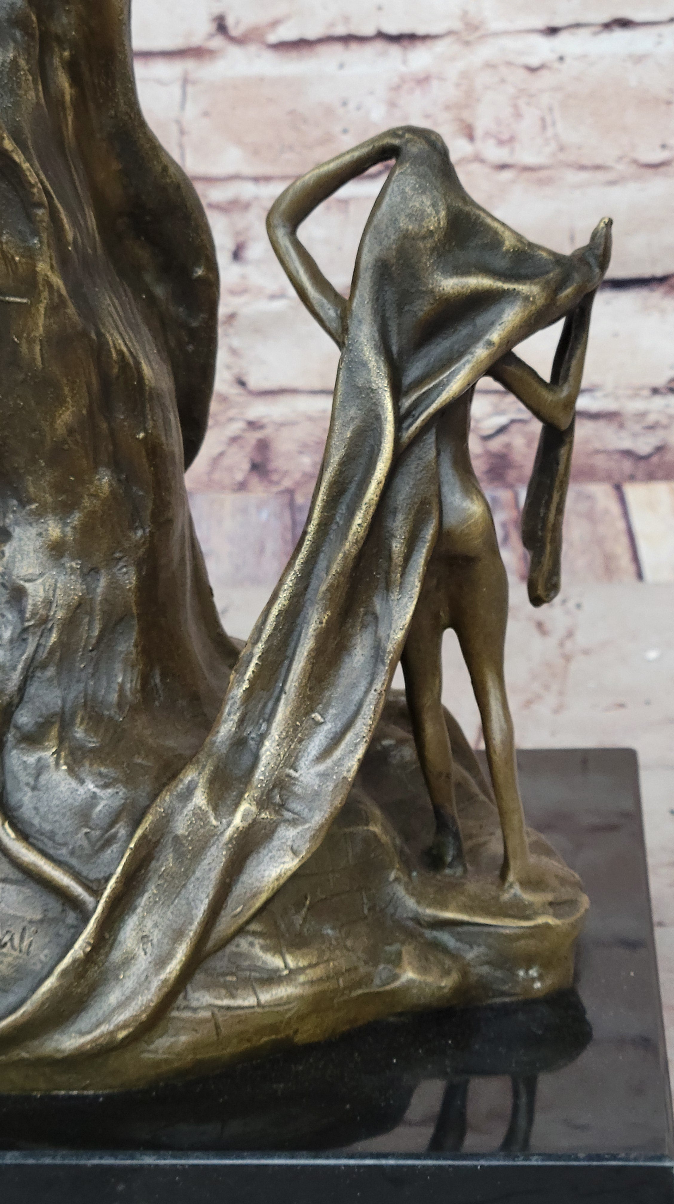 Handcrafted bronze sculpture SALE Patina Special Time Of Nobility Dali