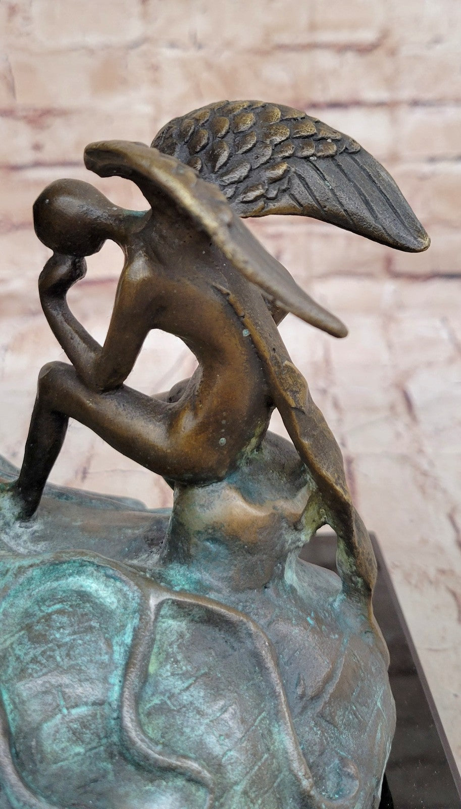 Salvador Dali Handcrafted Abstract Modern Art Nobility of Time Bronze Sculpture