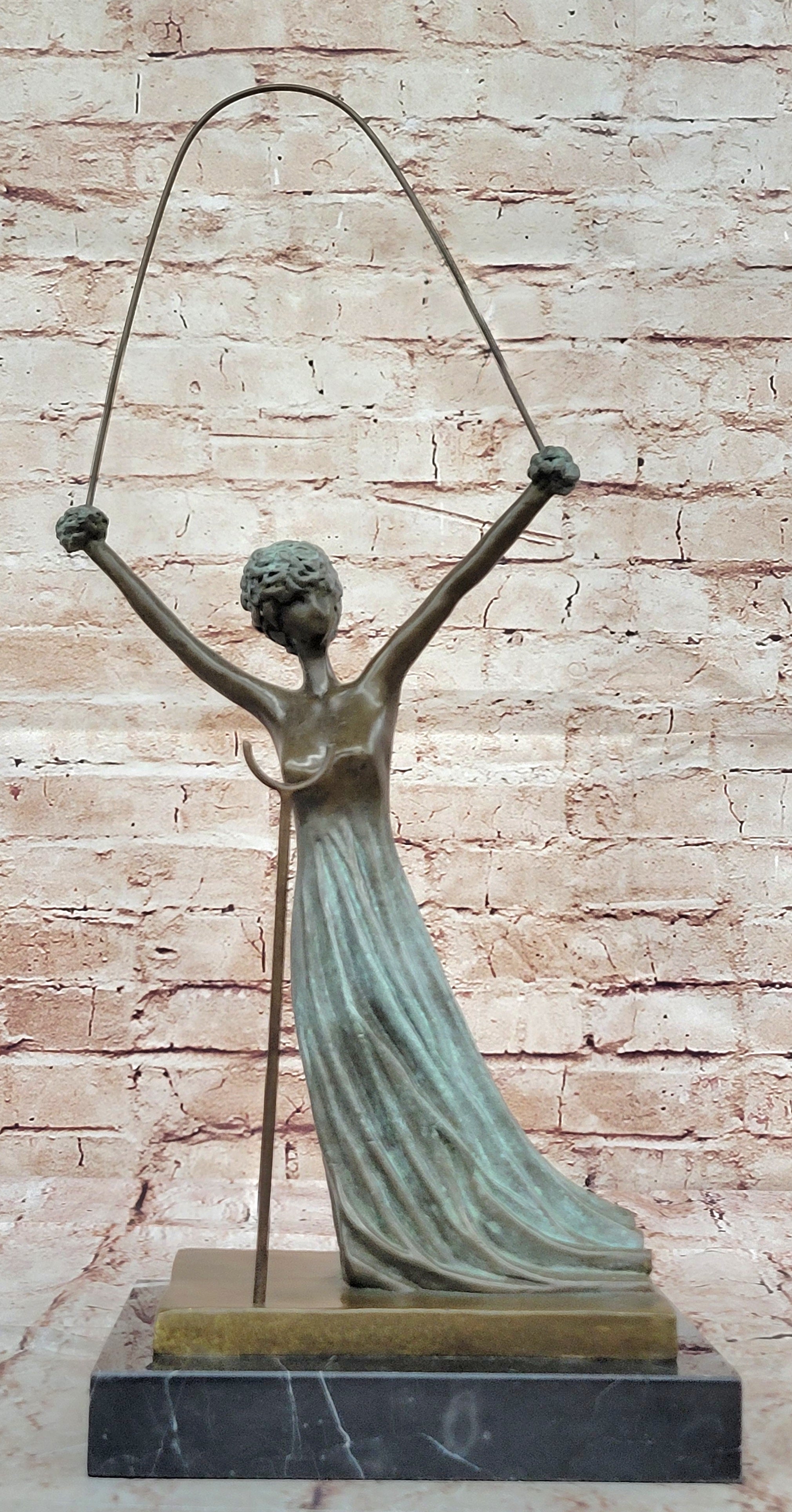 Handcrafted Alice in Wonderland - Salvador Dali (Solid Bronze Lost Wax Process Sculpture)