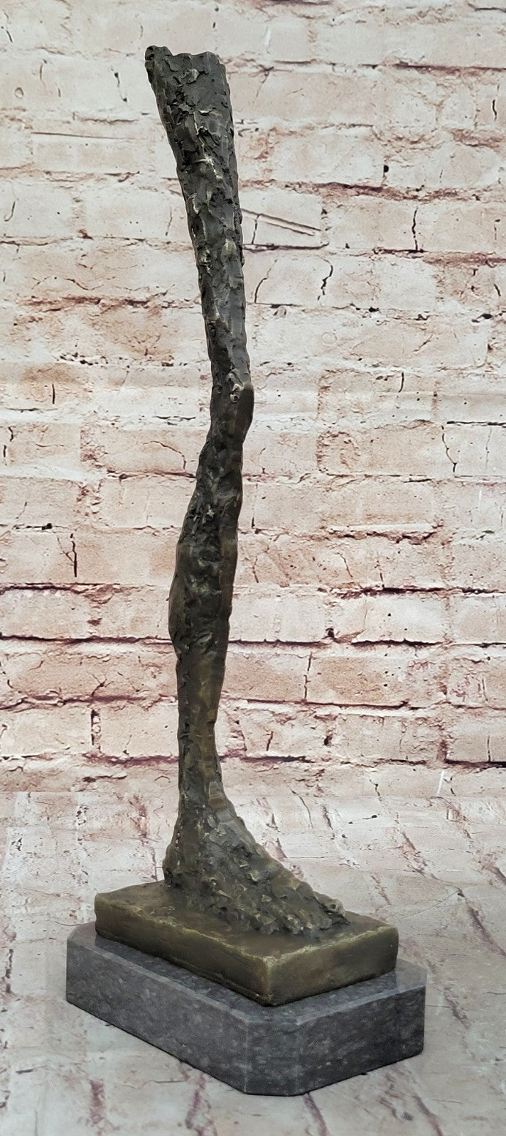 Abstract Modern Art Cometti Single Leg Body Parts Bronze Sculpture Statue Deal