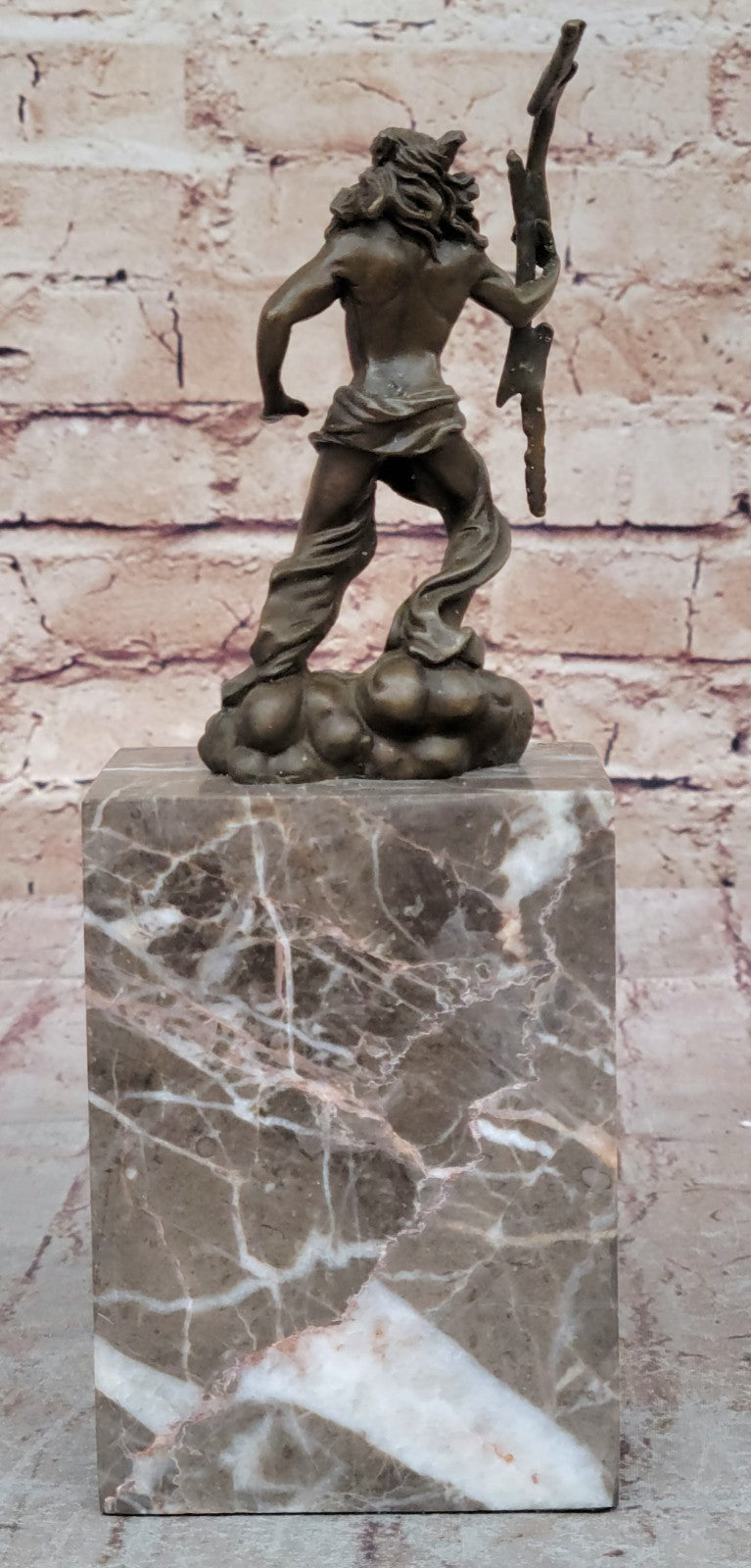 Handcrafted Bronze Sculpture of Zeus – Original Art by Mario Nick | Poseidon Signed | SALE