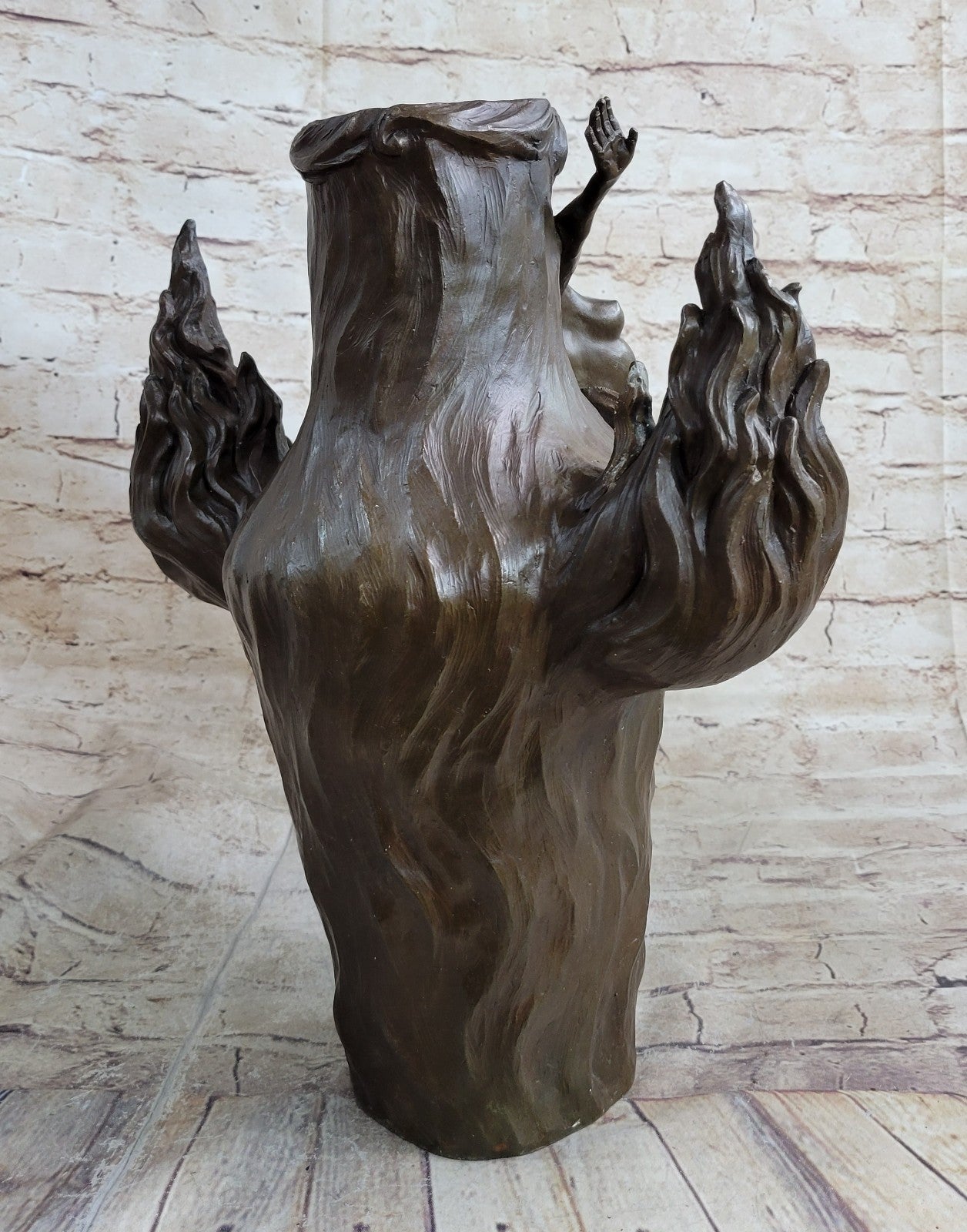 Museum Quality DANCE VASE Louis Chalon French Artist Sculpture Nude Statue