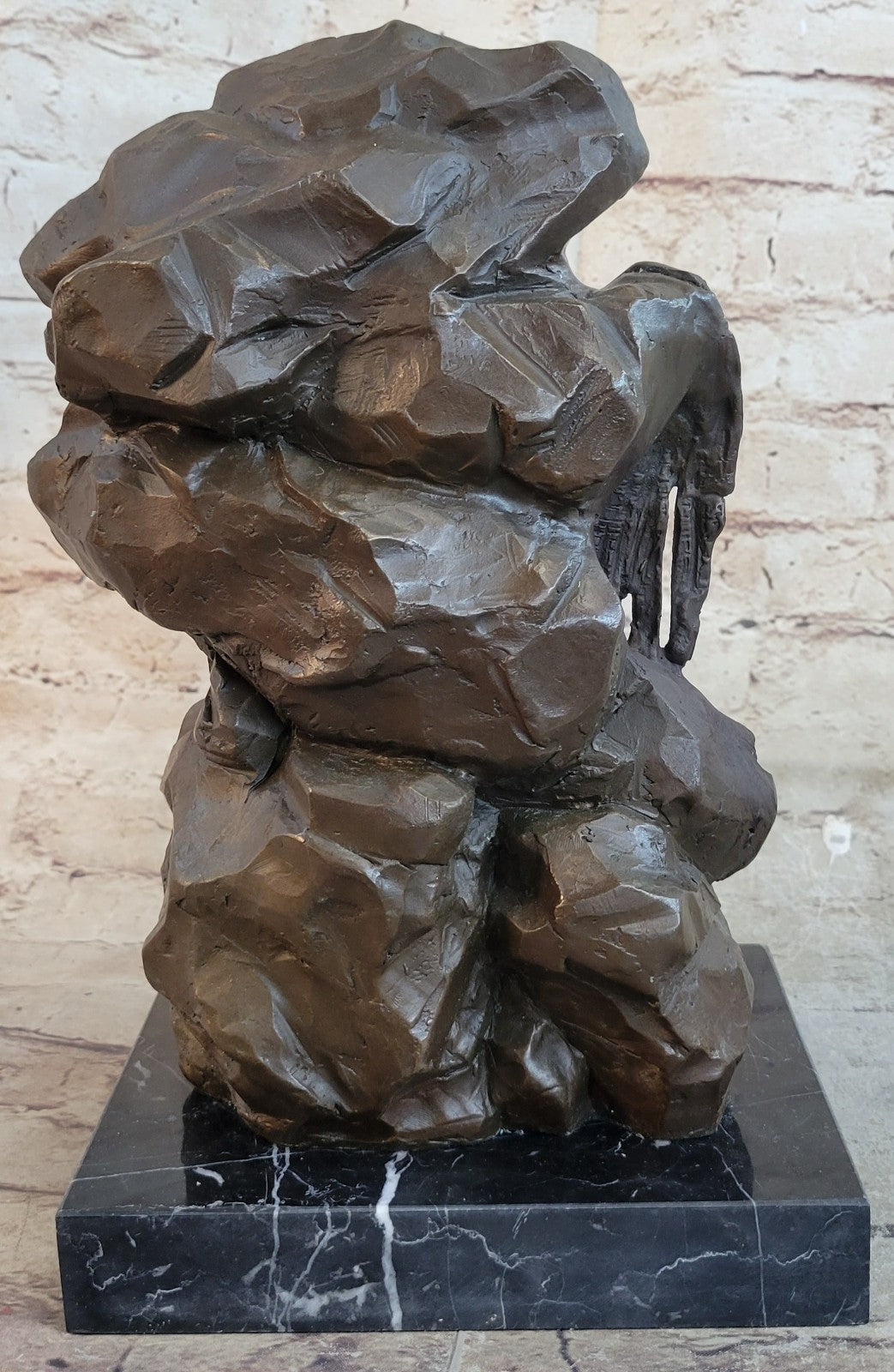 Elegant Female Bronze Sculpture Statue Museum Quality Sensual Wall Figurine