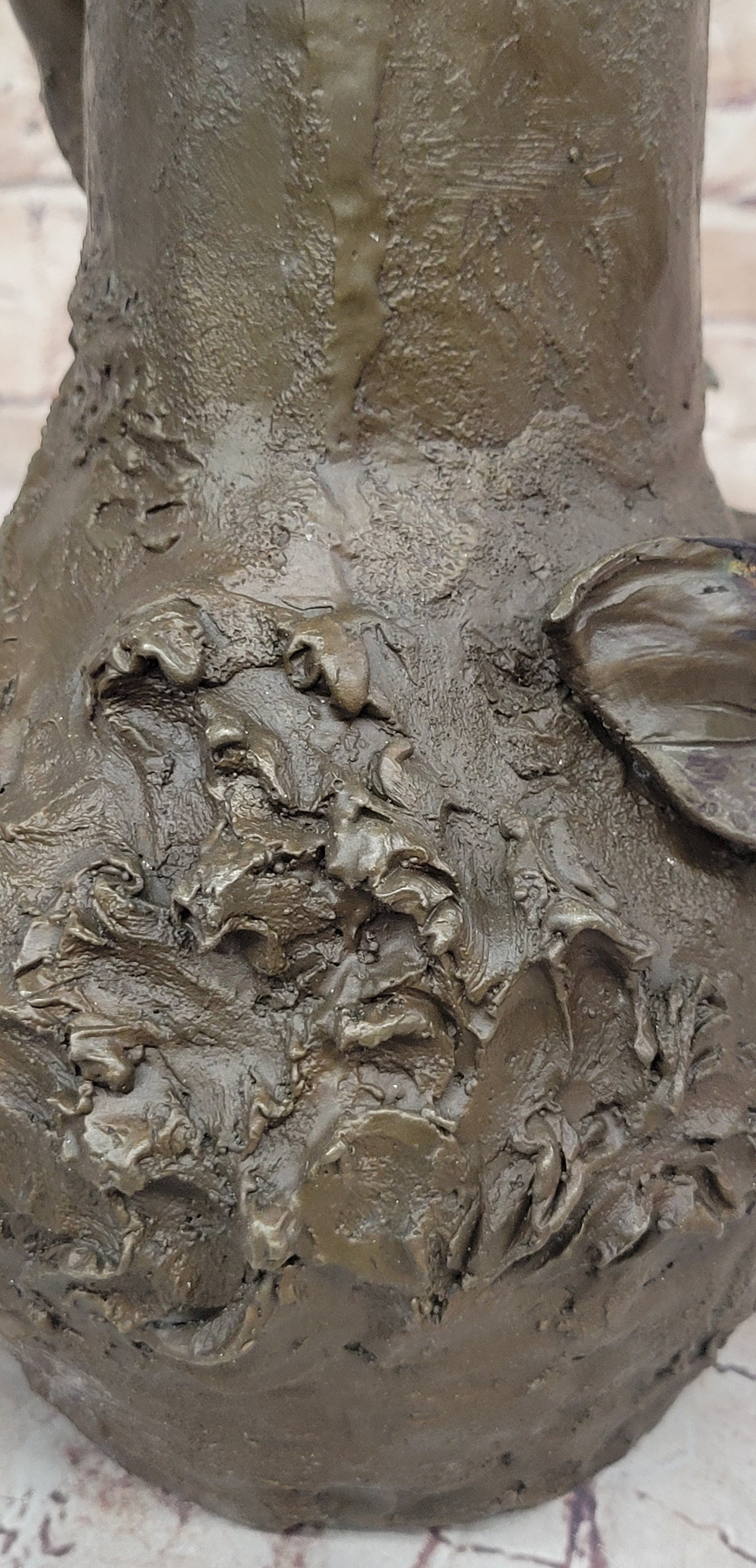 Handcrafted bronze sculpture SALE Merm Vitaleh Aldo Nouveau Art Original Signed