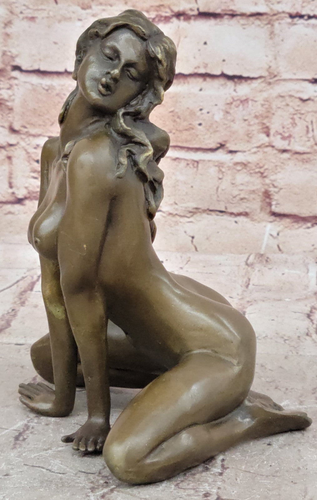 Erotic Nude Bronze - The Slave - Hot Cast Handcrafted Signed by Odegaard Statue