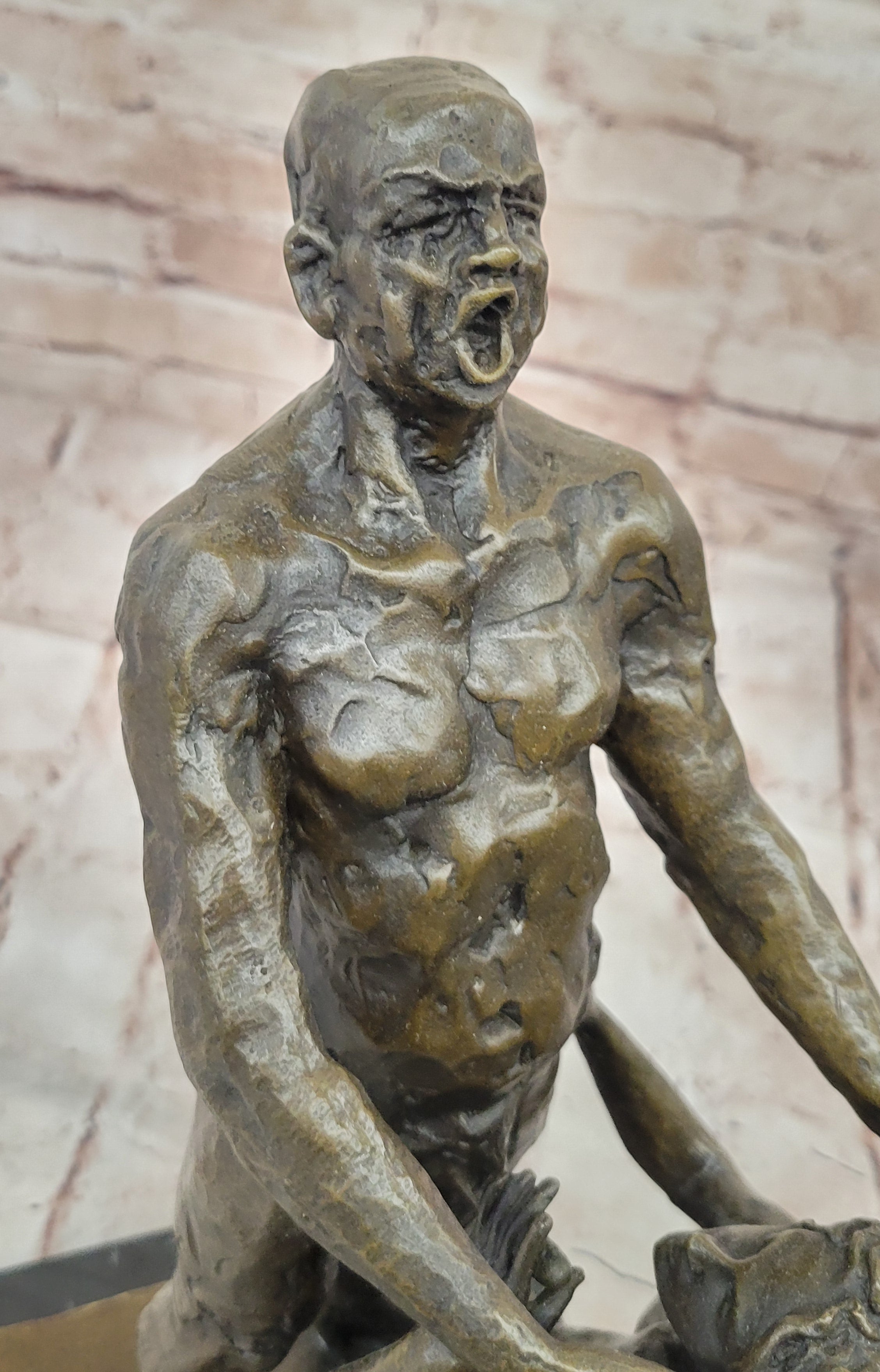 Sexy Erotic Sculpture Nude Girl Man Provocative Bronze Statue Sculpture Sex Gift