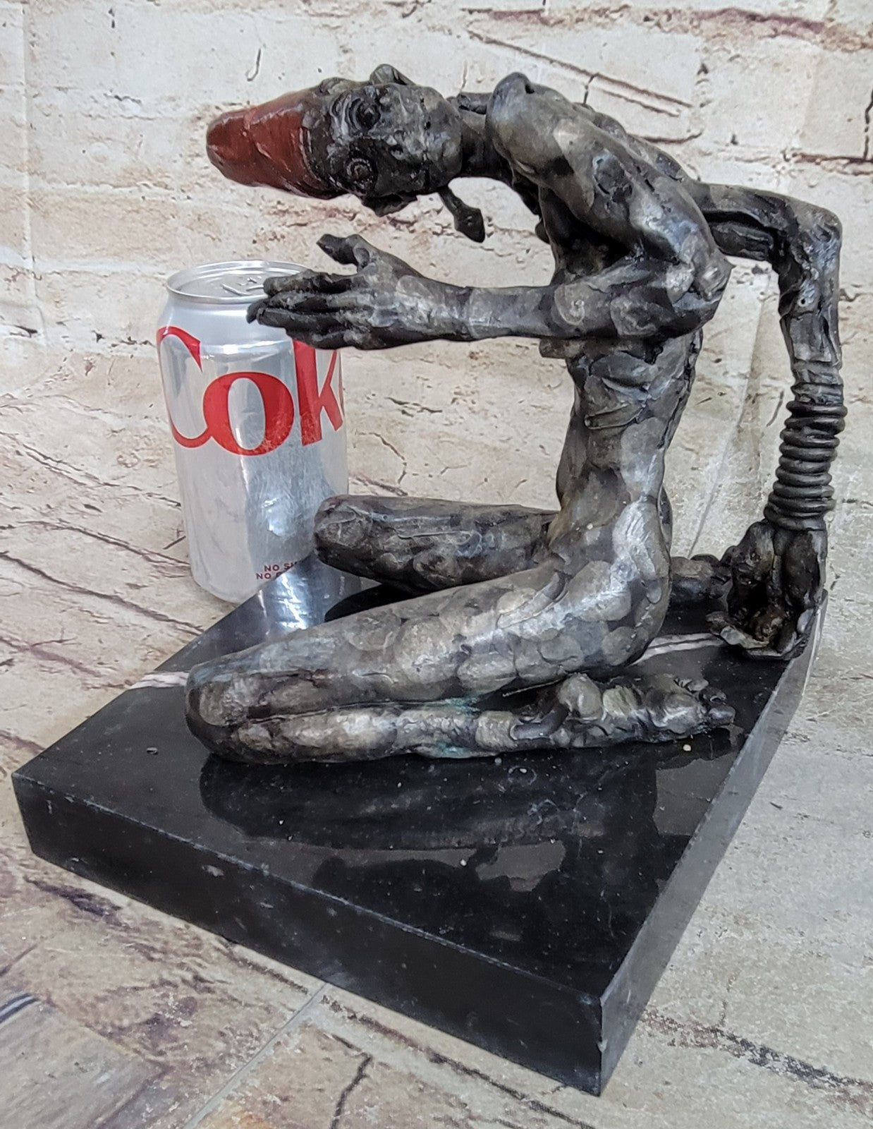 Zombie Multi Color Patina Bronze Sculpture Figure Limited Edition Hot Cast Decor