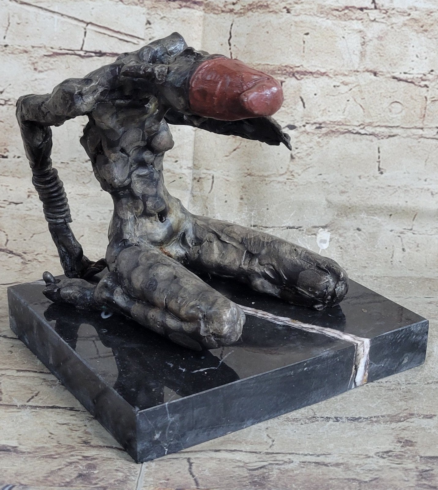 Zombie Multi Color Patina Bronze Sculpture Figure Limited Edition Hot Cast Decor