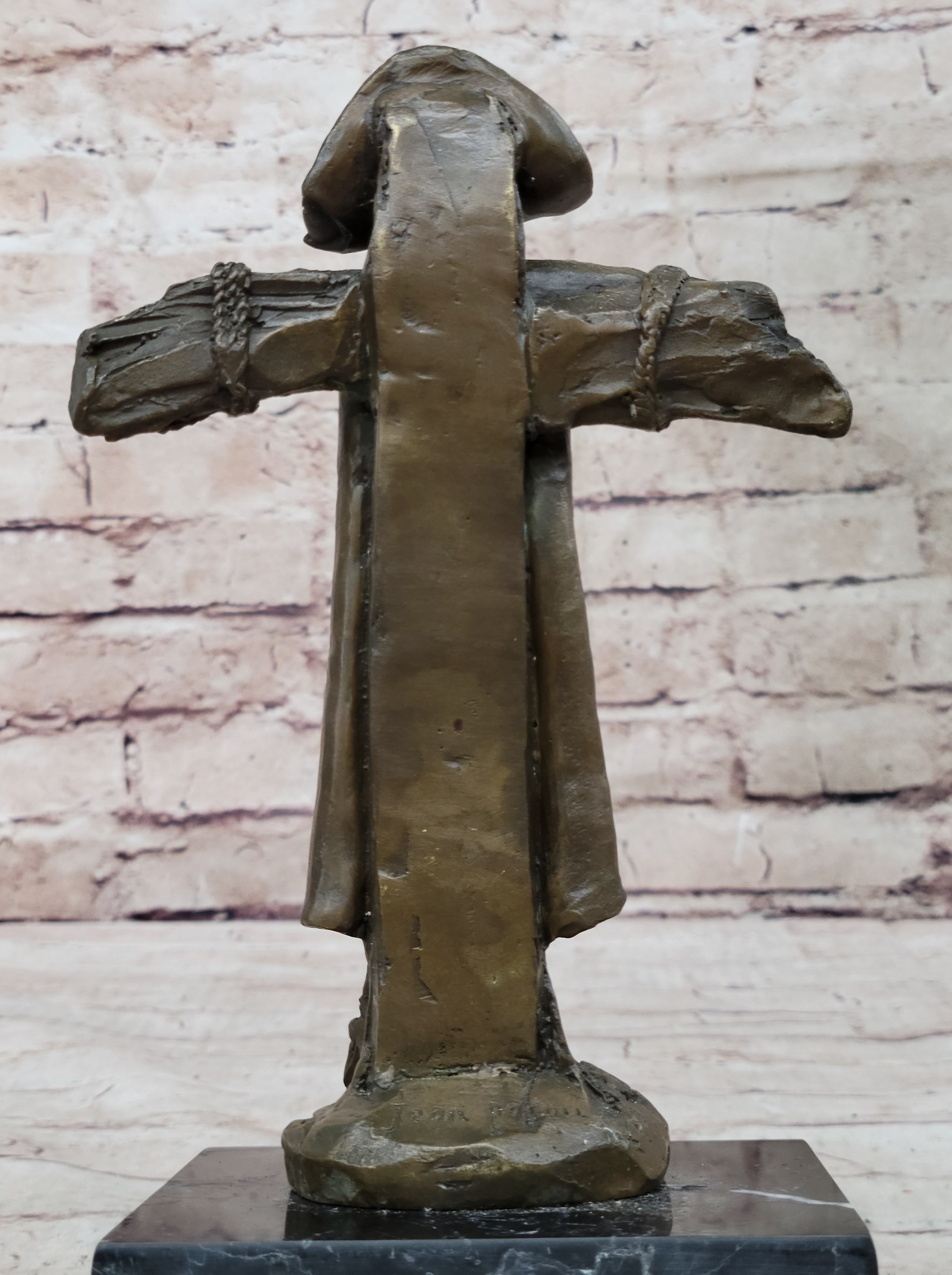 Skeleton Pirate Bronze Skulpture Head Dagger Gothic Figure Statue Art Deco SALE