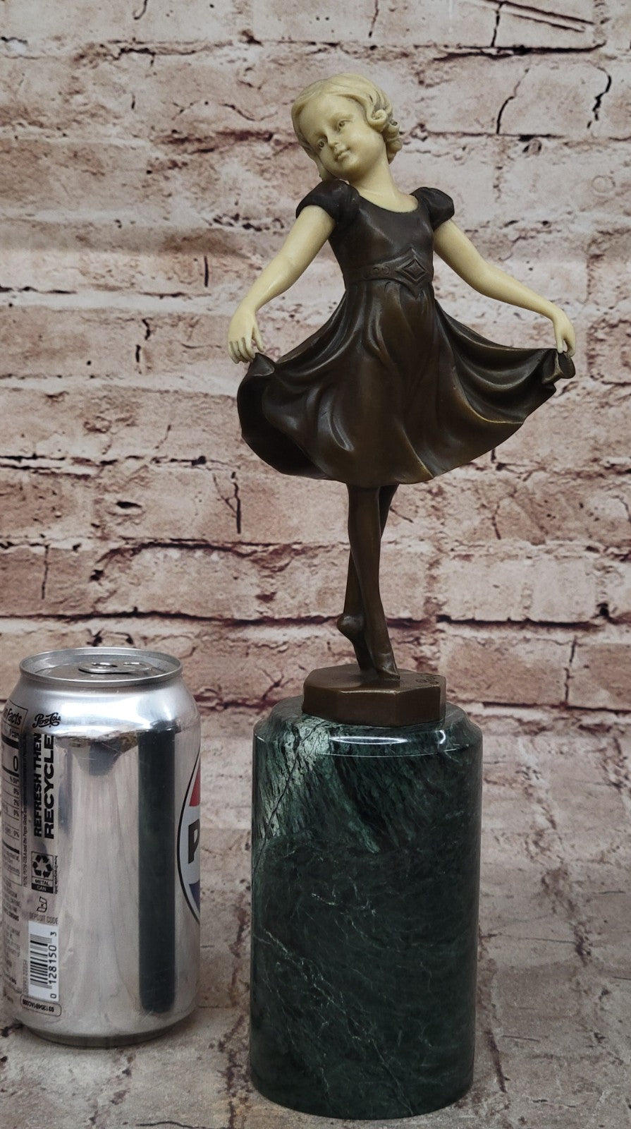 Large Prima Ballerina Bronze Sculpture Gift Nouveau Deco Figurine statue Figure