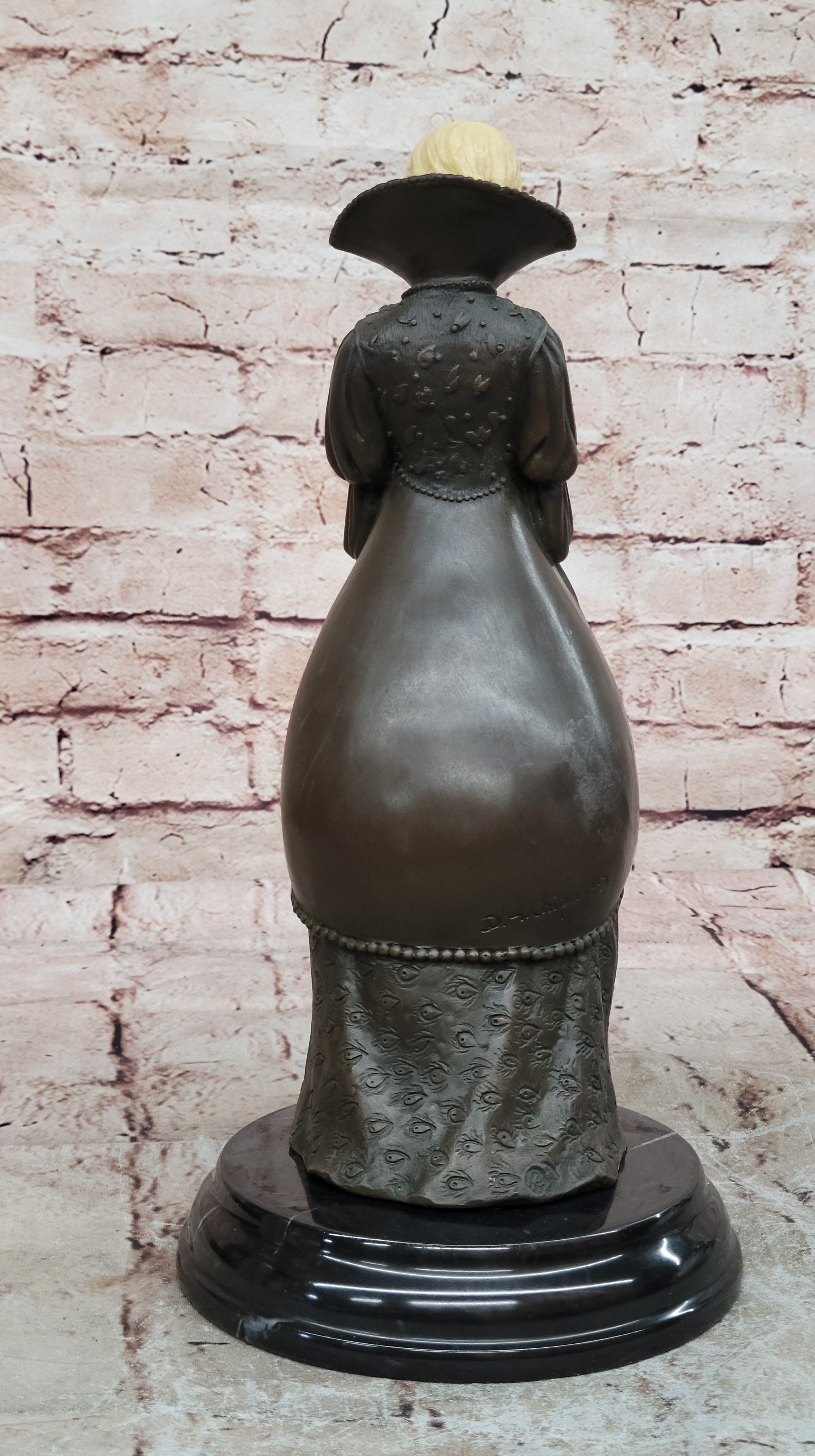 Arc Metal Jean French Lady Crusader Bronze Sculpture Statue Figurine Figure T