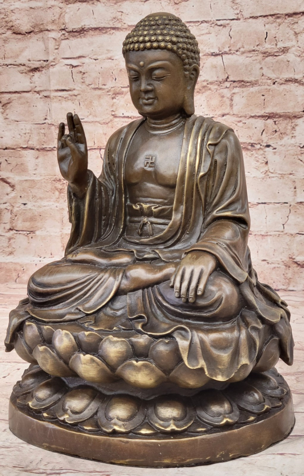 Lost Wax Method Lost Wax Method Sculpture: Earth-Touching Buddha