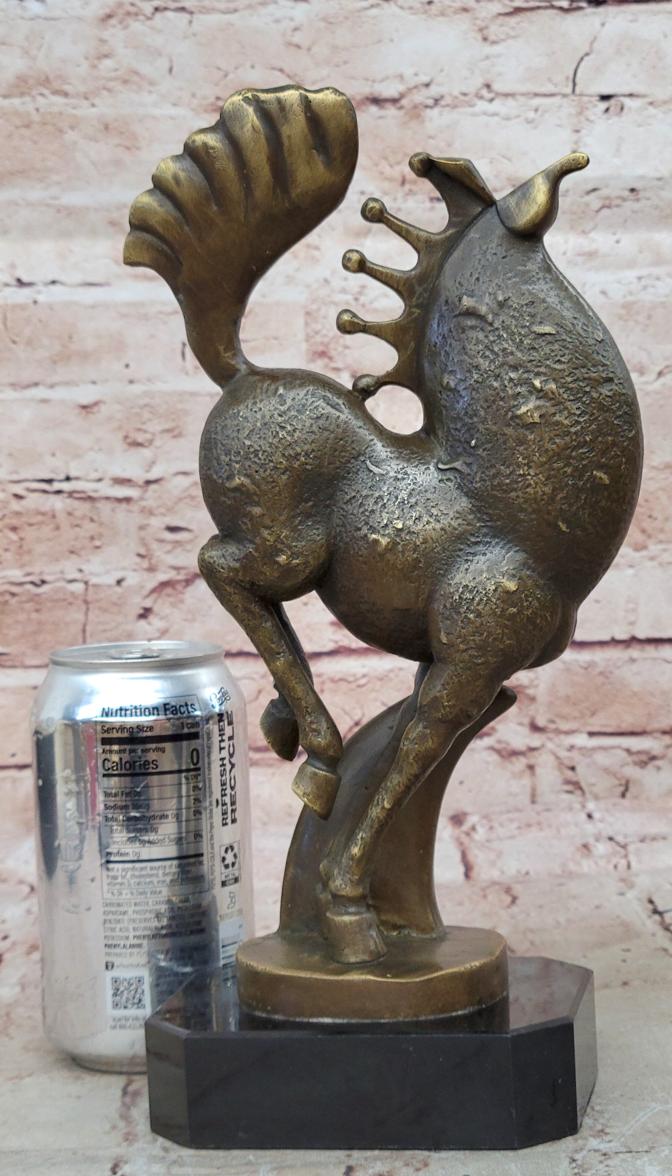 European Bronze Tang Horse Figurine Running Art by Milo Modern Sculpture Decor