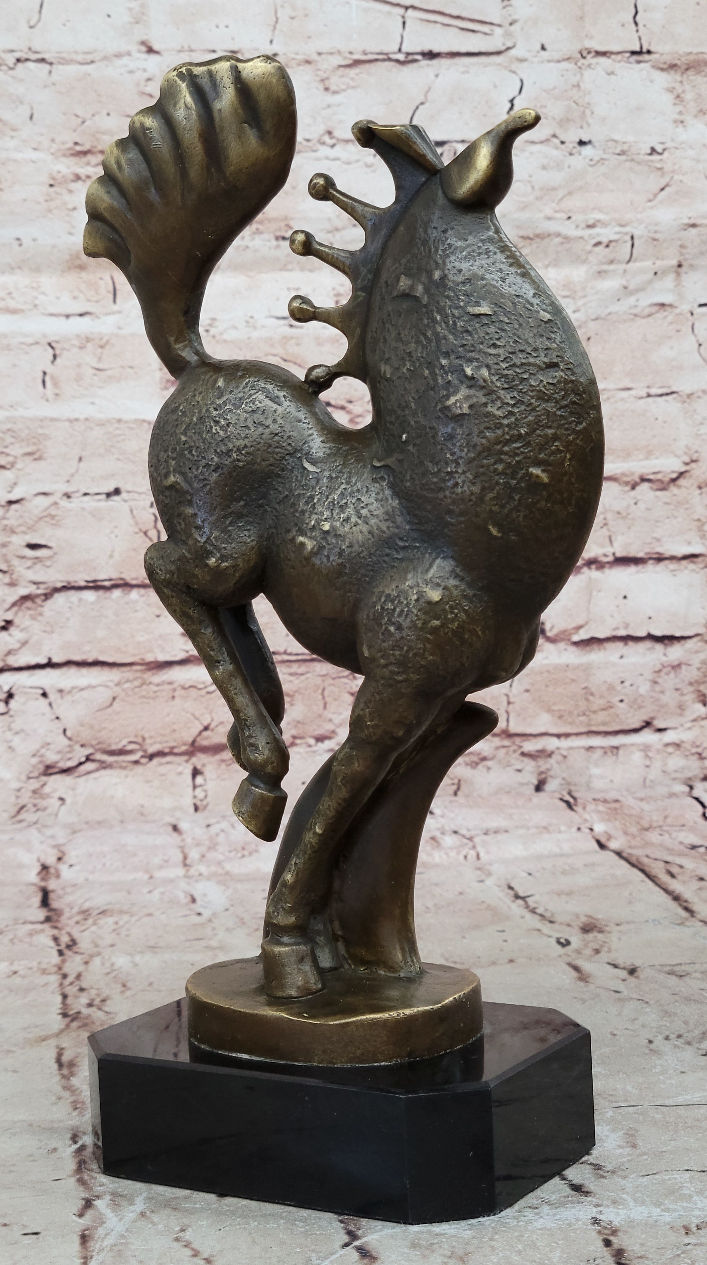 European Bronze Tang Horse Figurine Running Art by Milo Modern Sculpture Decor