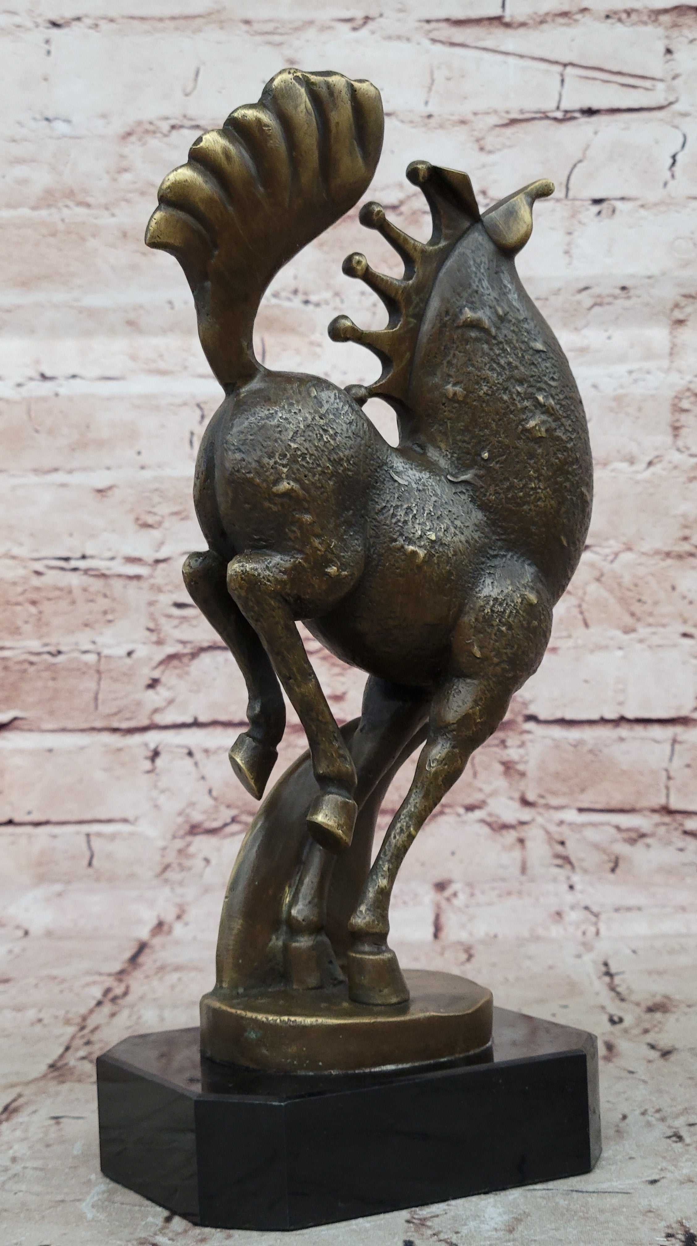 European Bronze Tang Horse Figurine Running Art by Milo Modern Sculpture Decor