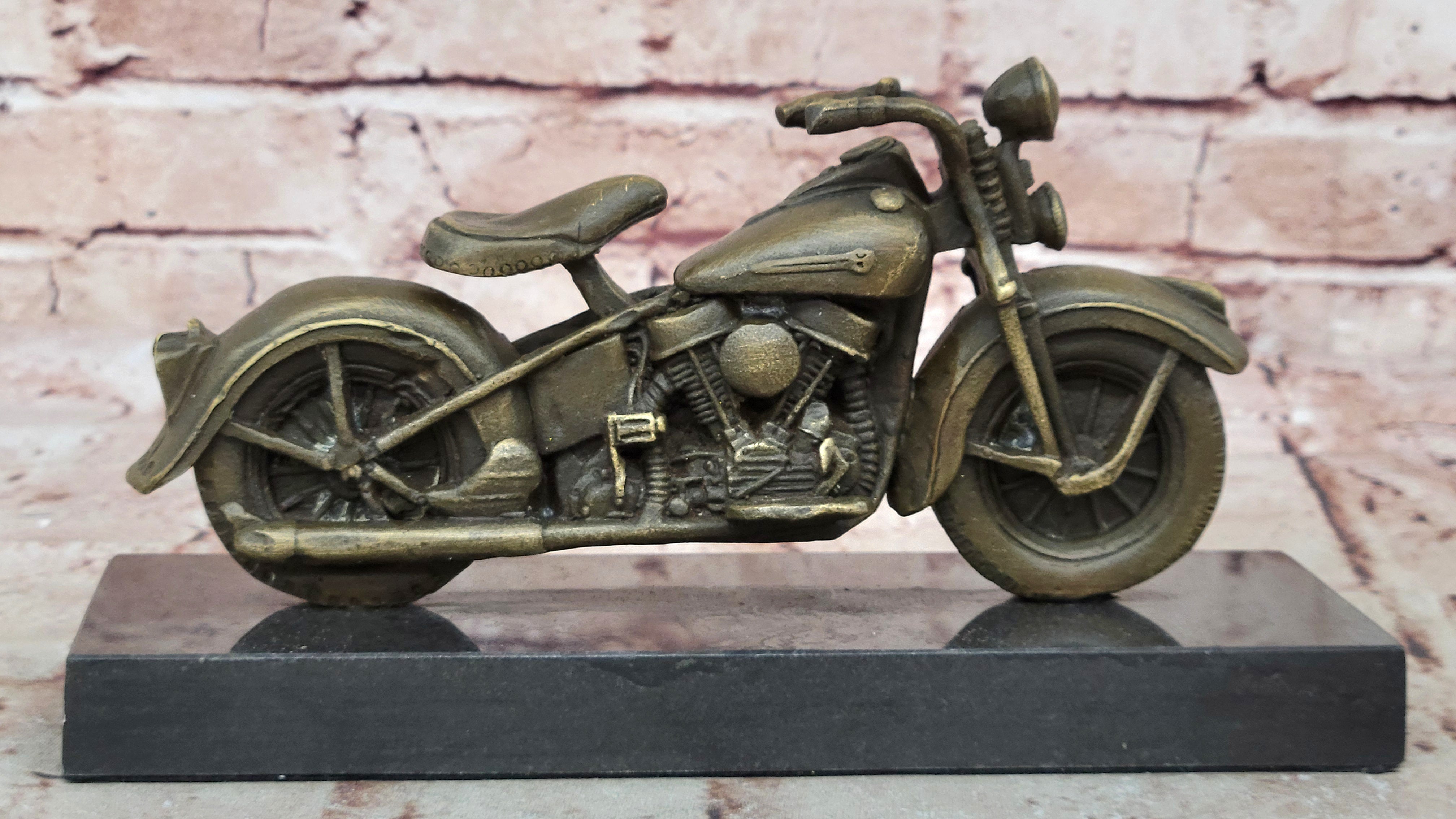 Milo `The Flying Mile` Celebrates the Bronze Age of Speed Motorcycle Bronze Sale