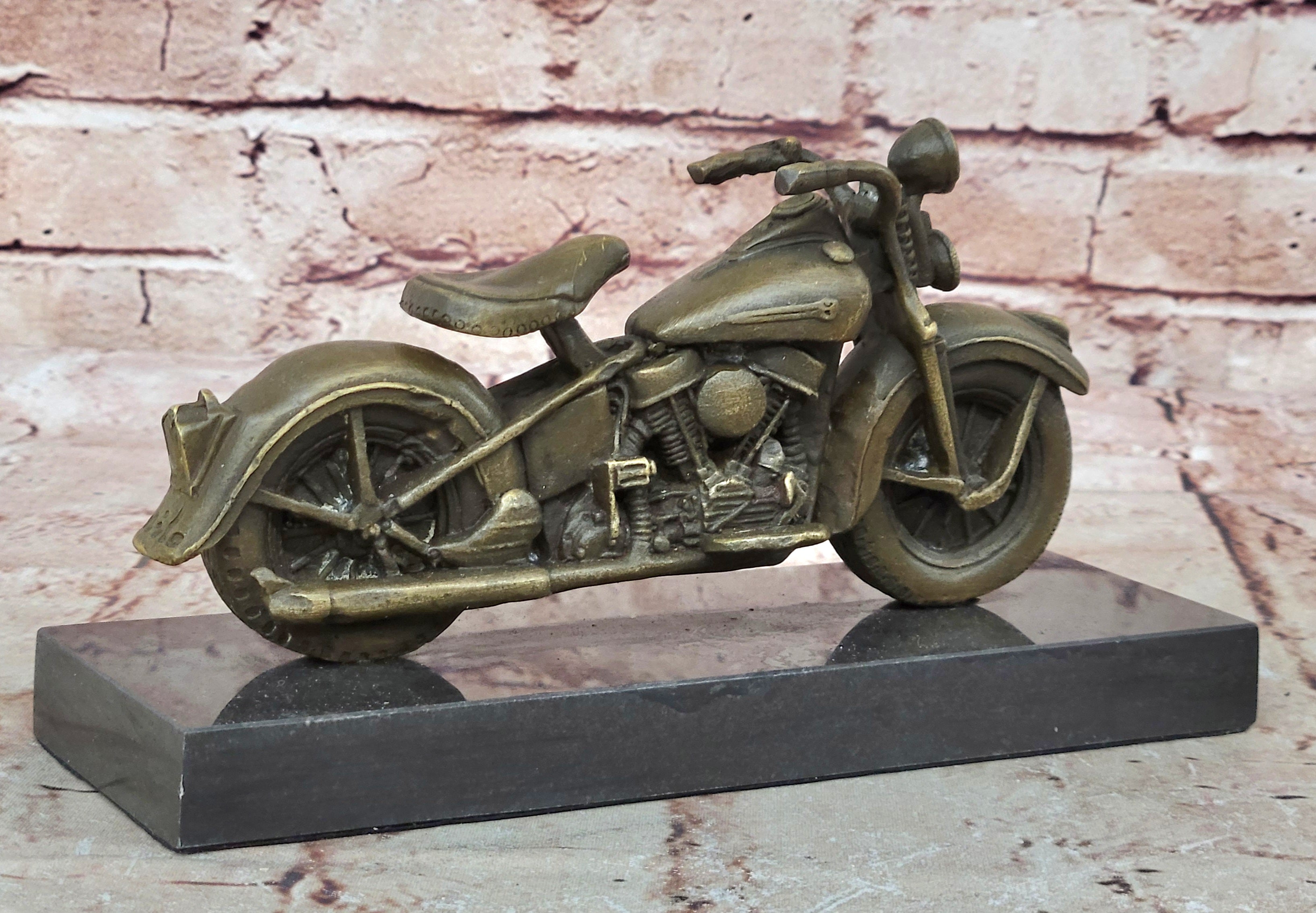 Milo `The Flying Mile` Celebrates the Bronze Age of Speed Motorcycle Bronze Sale