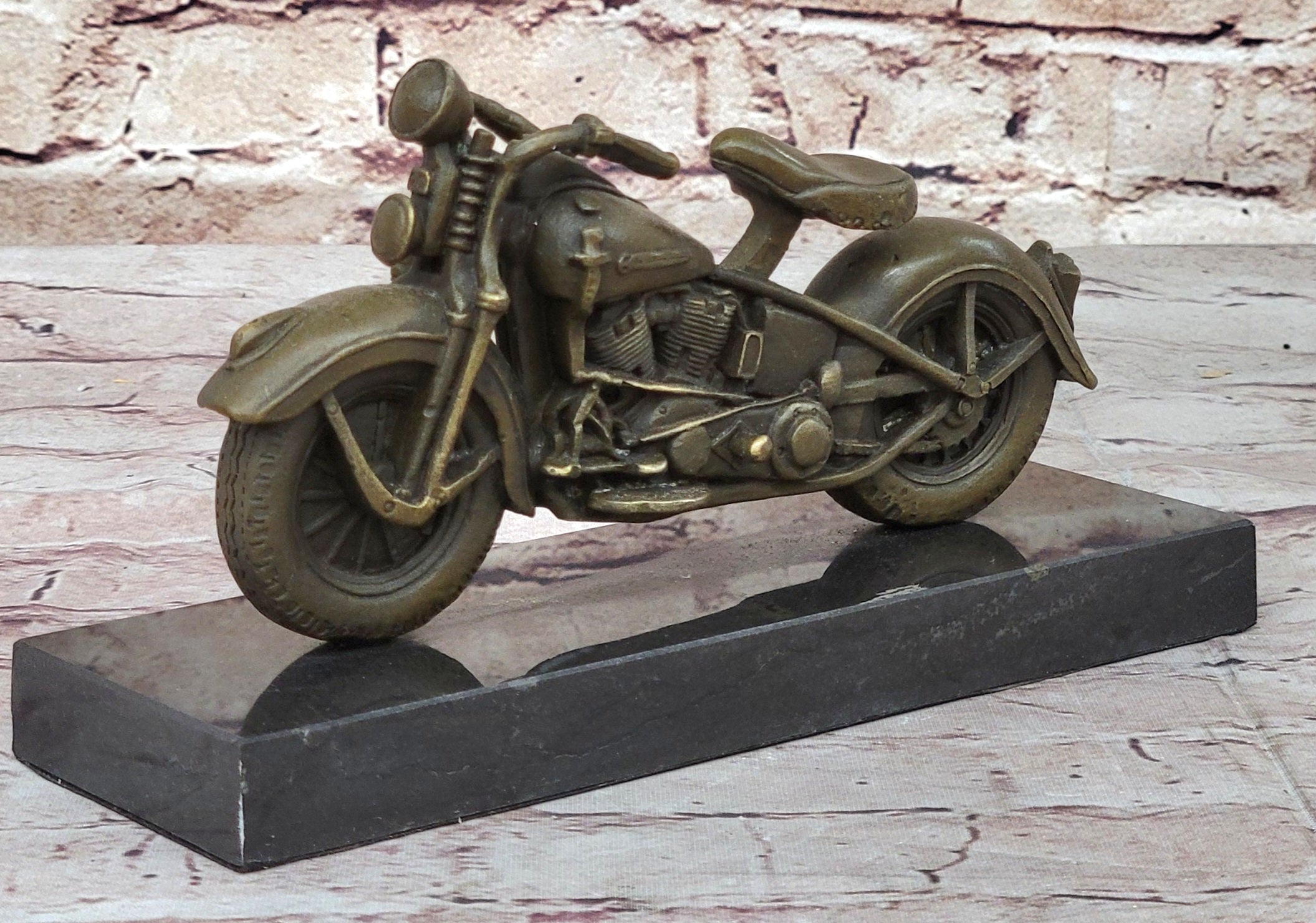 Milo `The Flying Mile` Celebrates the Bronze Age of Speed Motorcycle Bronze Sale