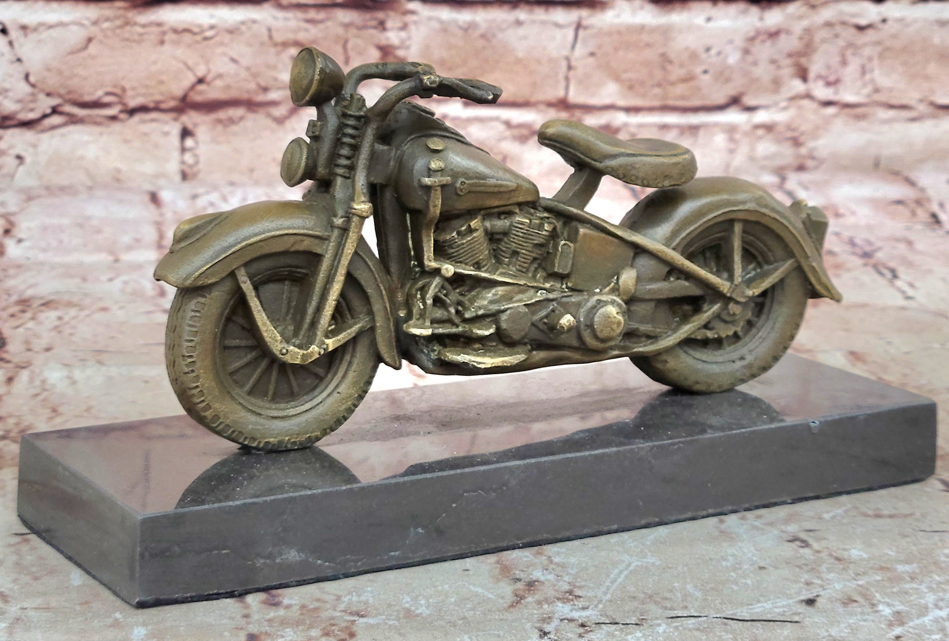 Milo `The Flying Mile` Celebrates the Bronze Age of Speed Motorcycle Bronze Sale