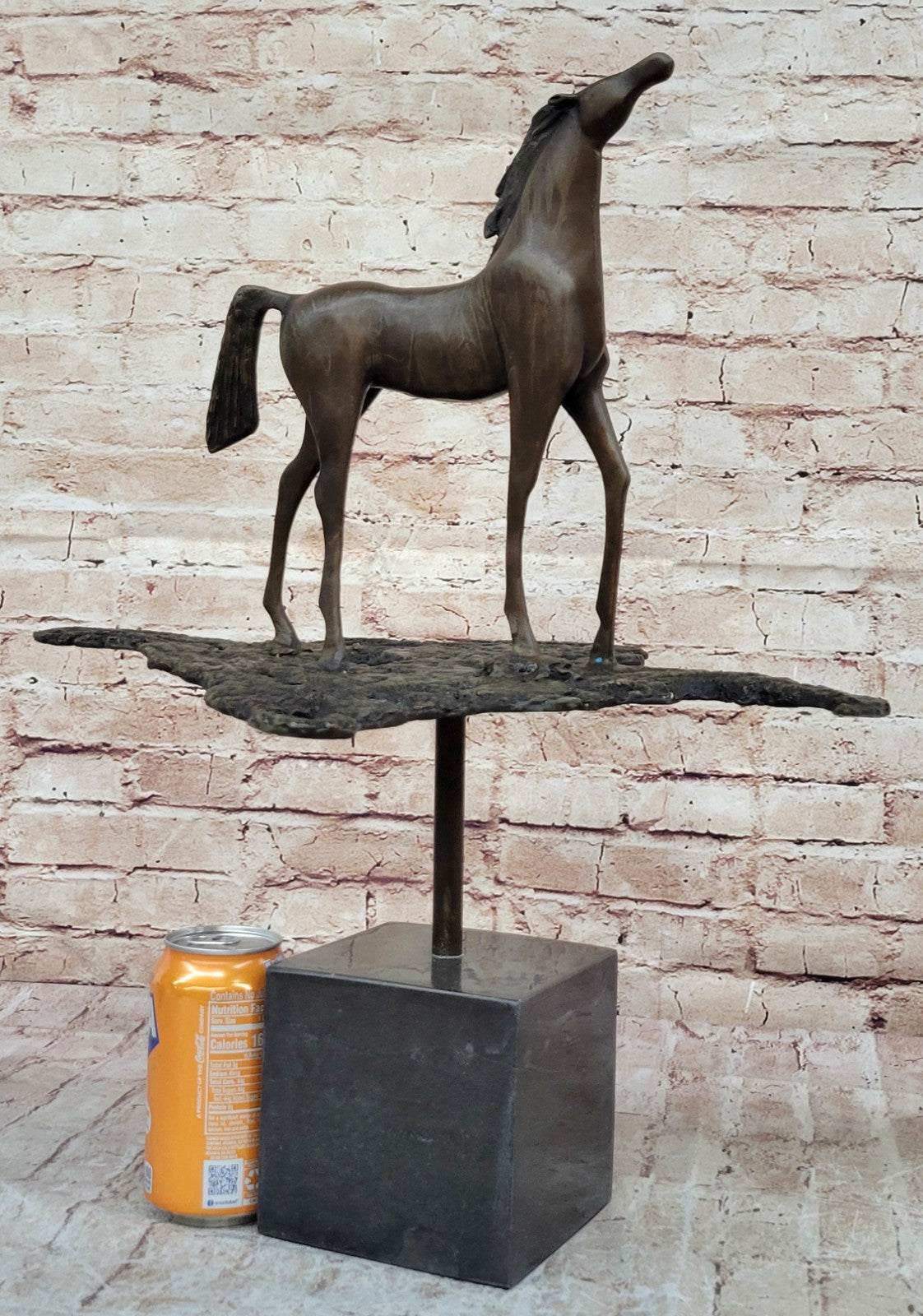 Rare Salvador Dali Abstract Horse Bronze Sculpture Figurine Mid Century Artwork