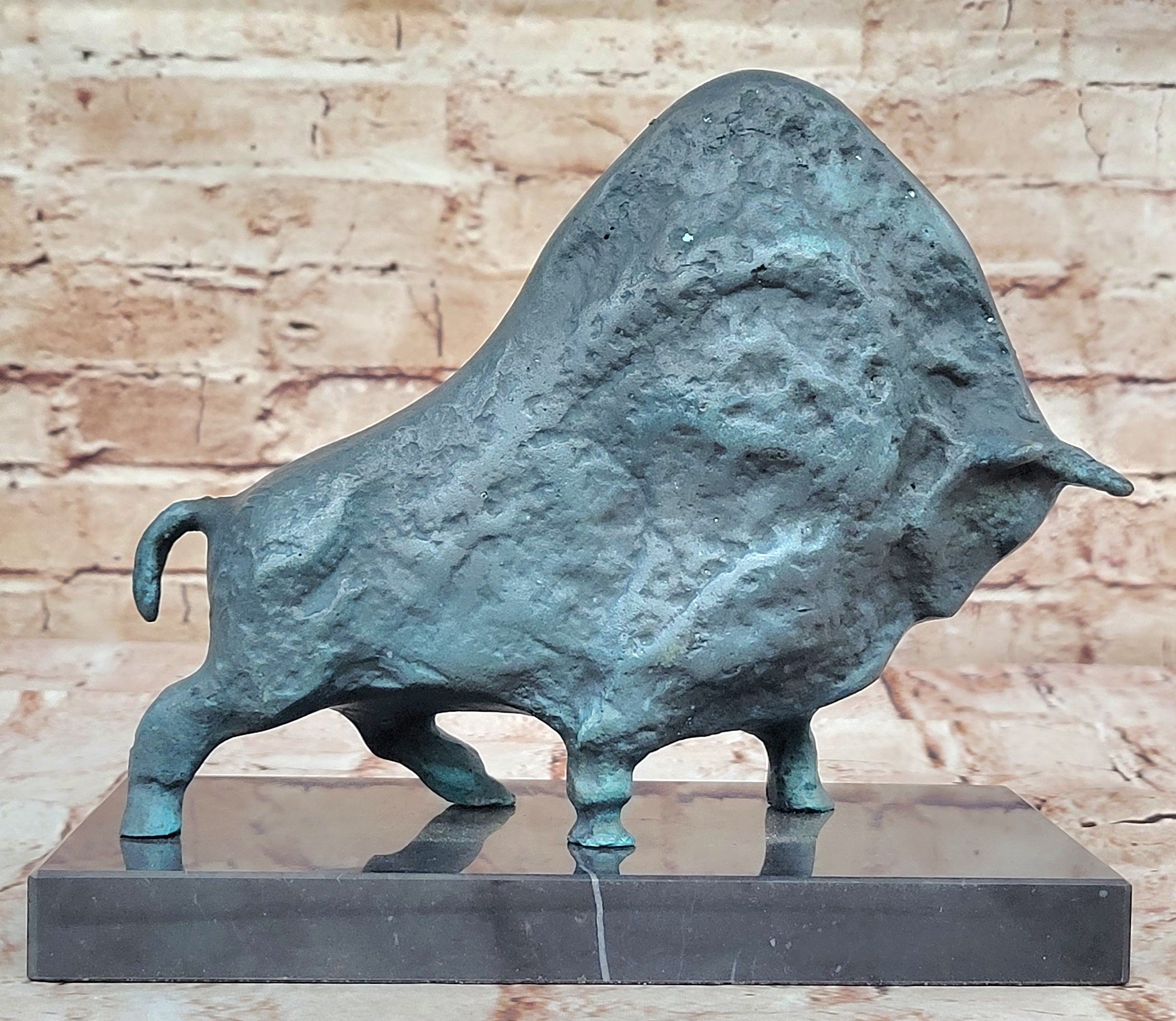 Mid Century Picasso Inspired Abstract Bronze Sculpture Hot Cast Casting