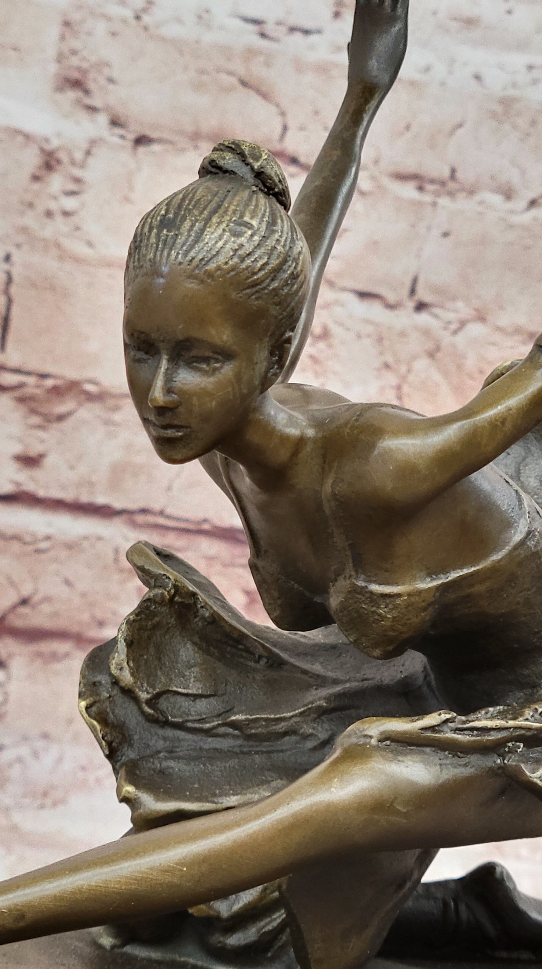 Bronze Statue Home Decor Original Female Dancer Ballet Brown Ballerina Sale